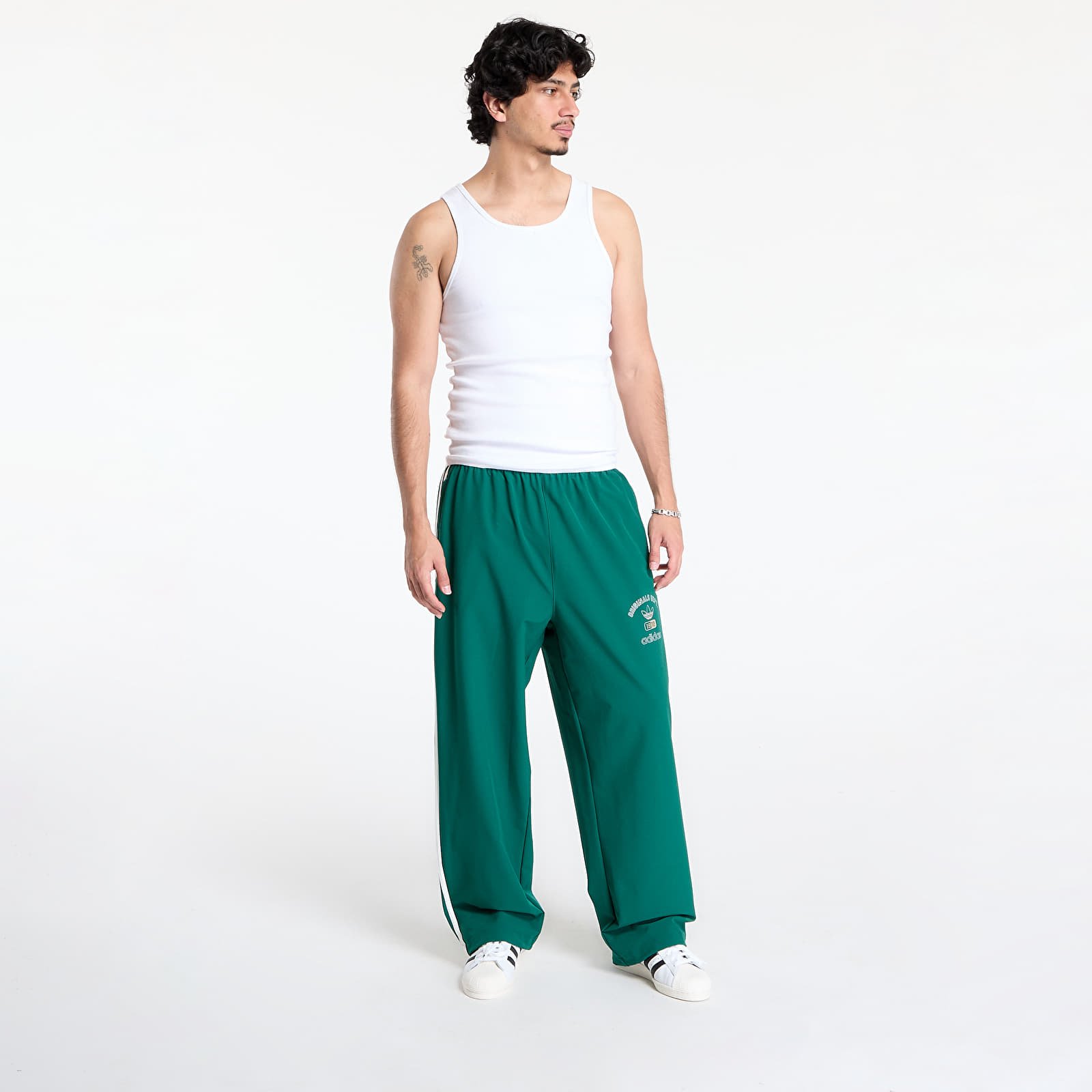 Pants adidas Originals Dept. Woven Firebird Track Pant Collegiate Green