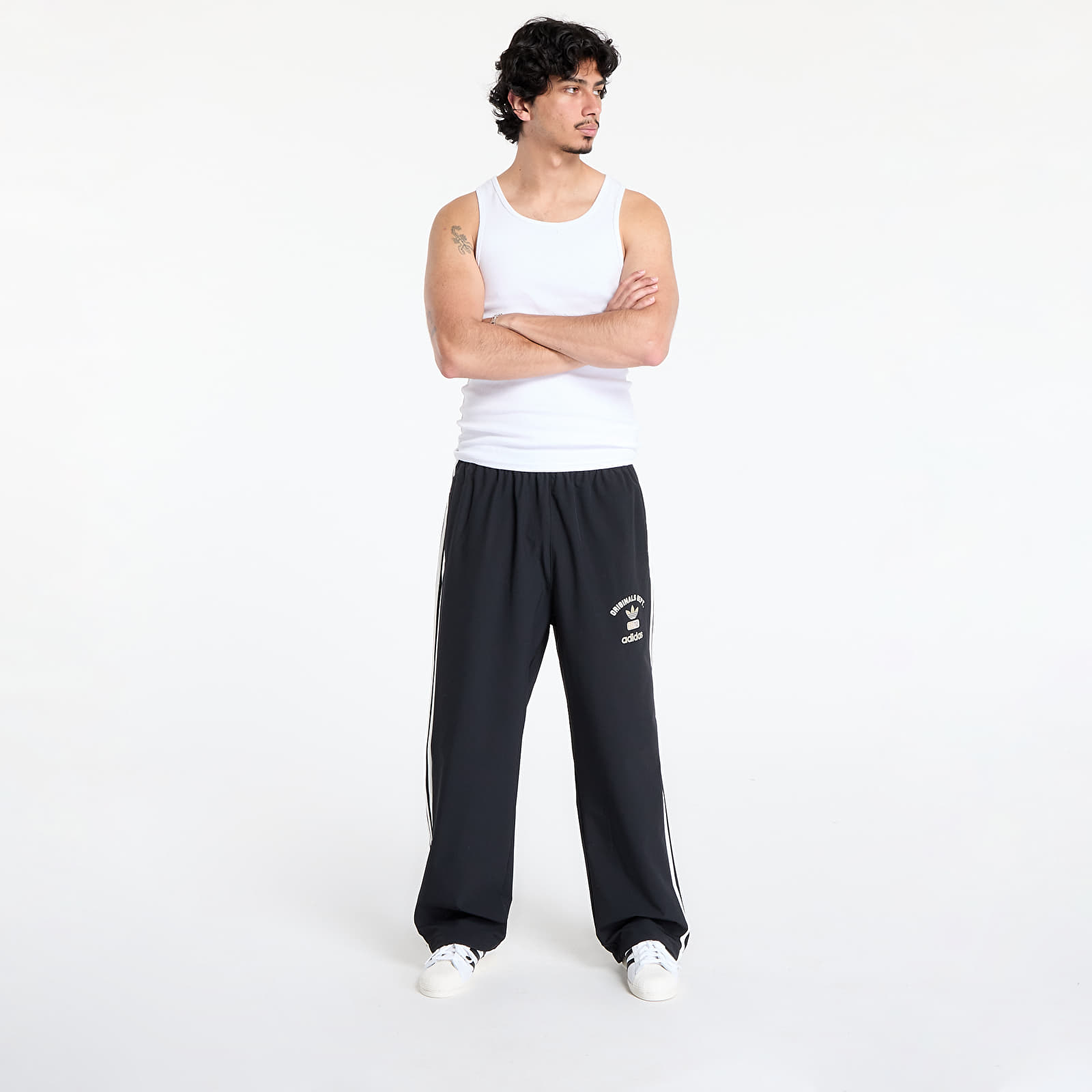 Pants adidas Originals Dept. Woven Firebird Track Pant Black