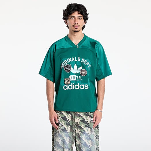 T-shirt adidas Originals Dept. Graphic Mesh Jersey Collegiate Green