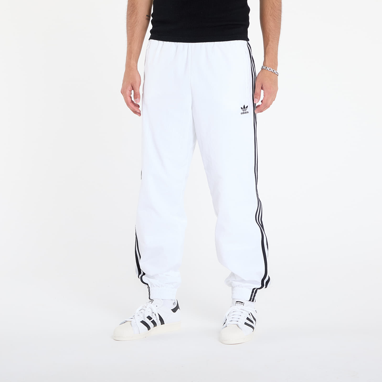 Pants adidas Adicolor Woven Firebird Track Tracksuit Bottoms White/ Black