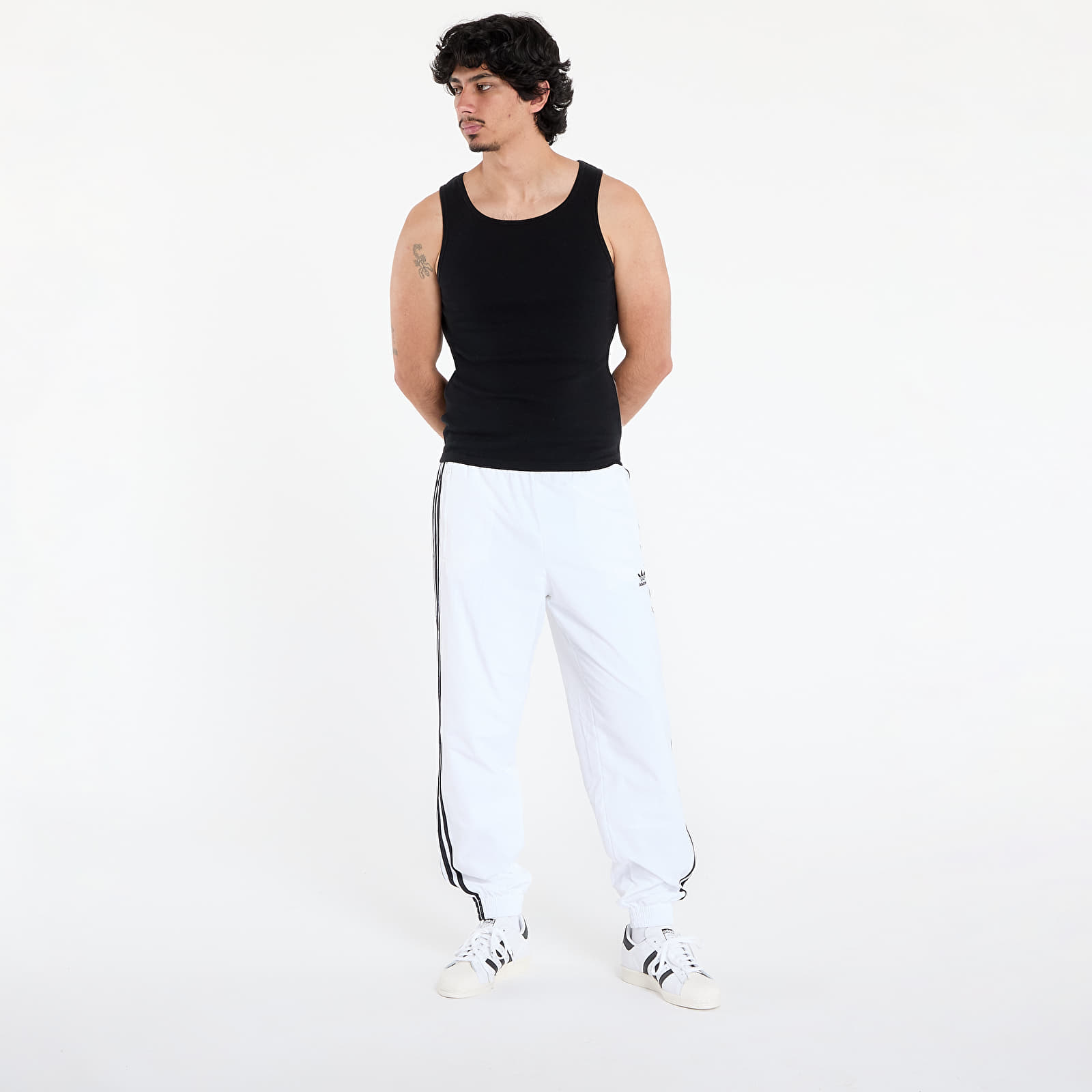 Pants adidas Adicolor Woven Firebird Track Tracksuit Bottoms White/ Black