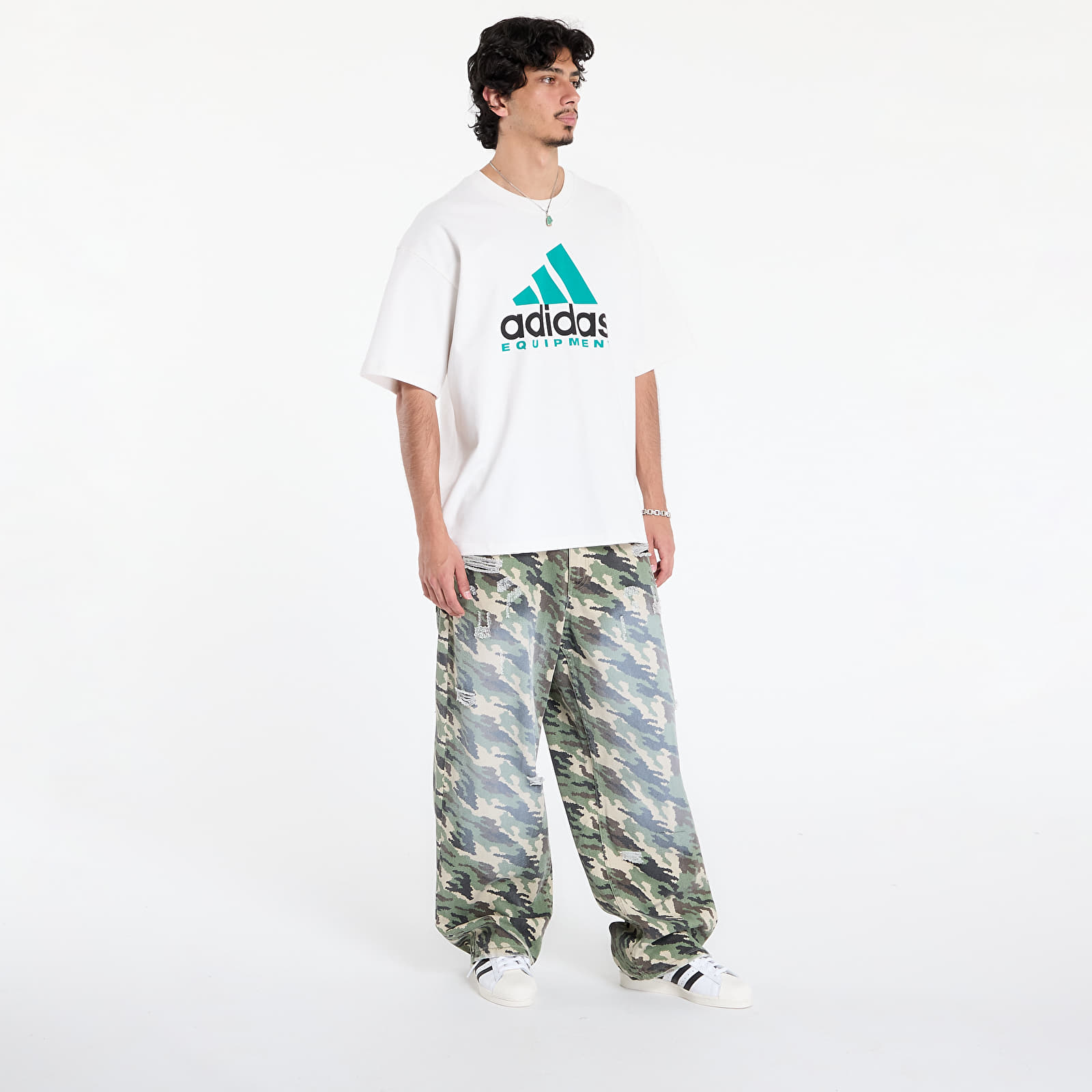 Koszulki adidas Equipment T-Shirt Cloud White