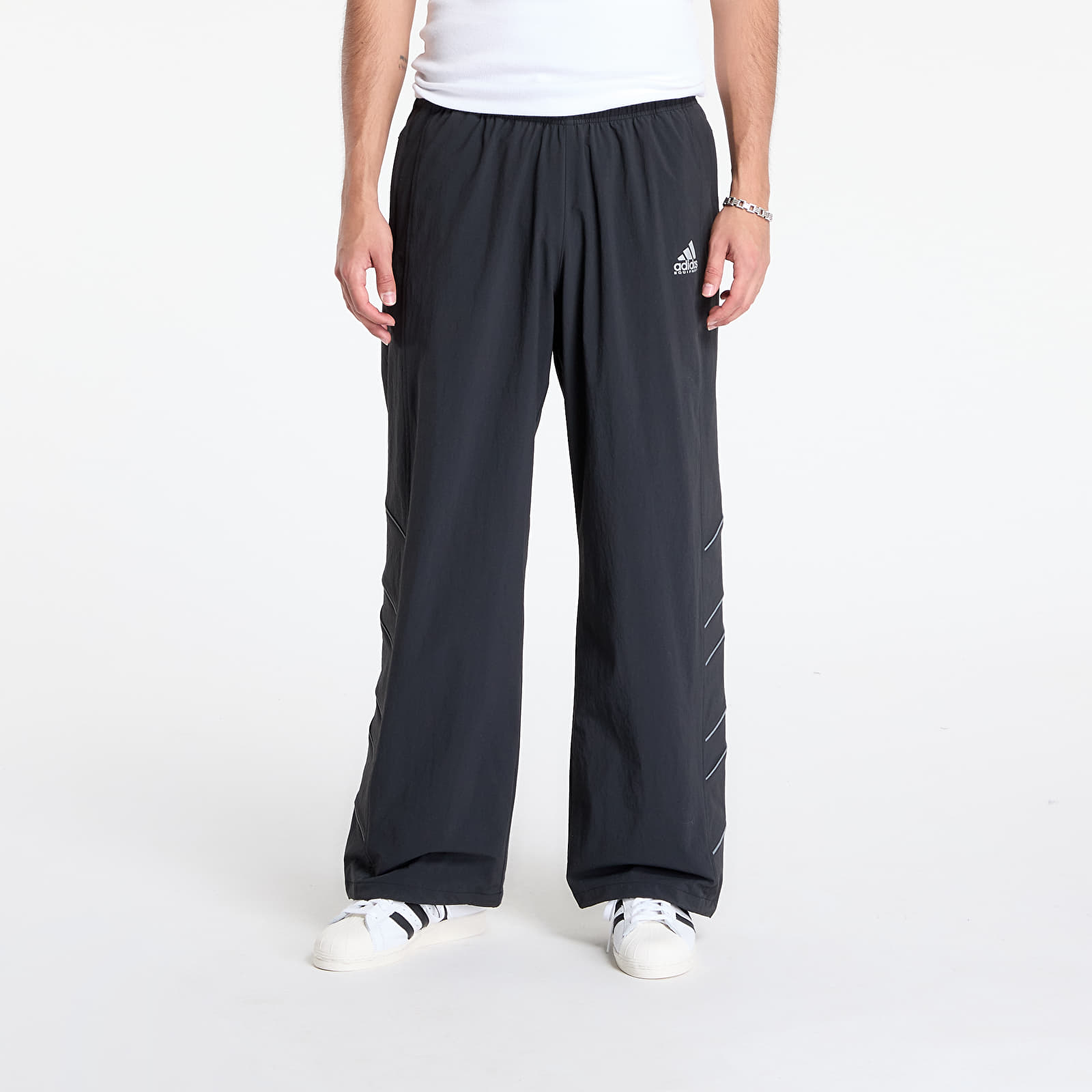 Spodnie adidas Equipment Football Track Tracksuit Bottoms Black