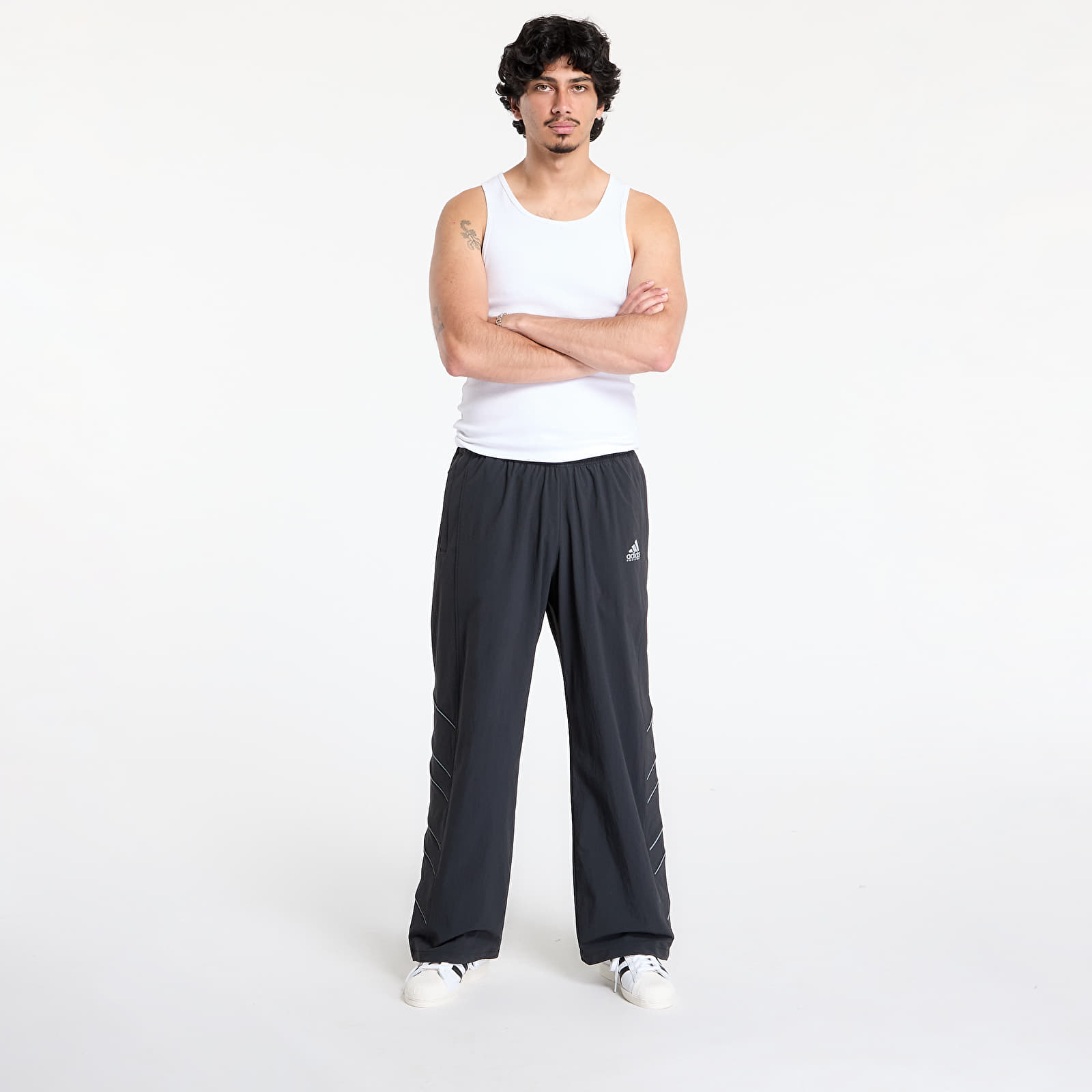 Spodnie adidas Equipment Football Track Tracksuit Bottoms Black