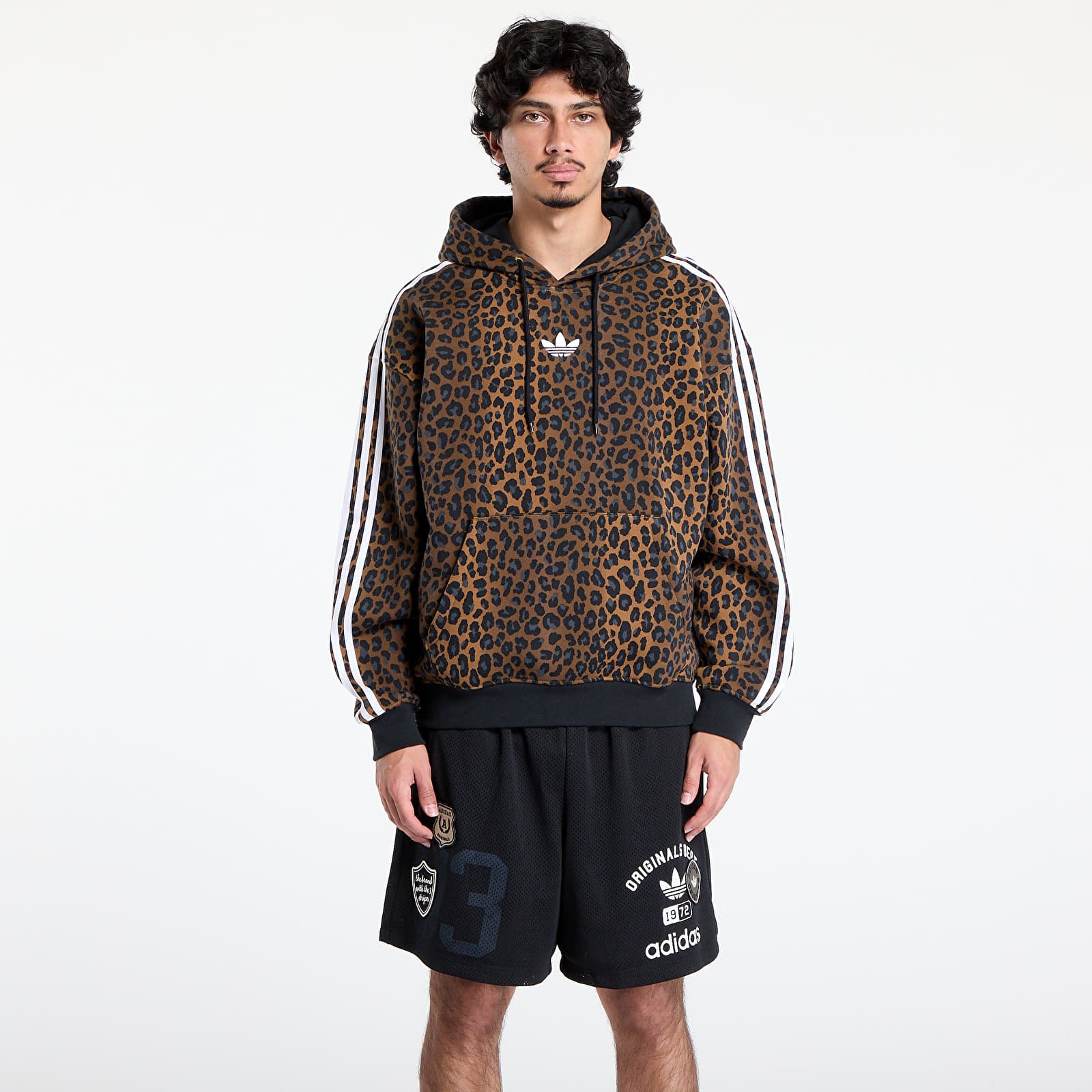 Hoodies and sweatshirts  adidas Graphic Lo Hoodie Brown Strata
