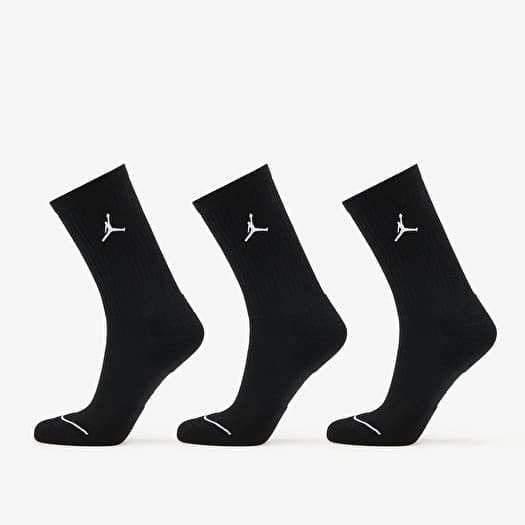 Jordan Everyday Crew Socks 3-Pack Black/ White