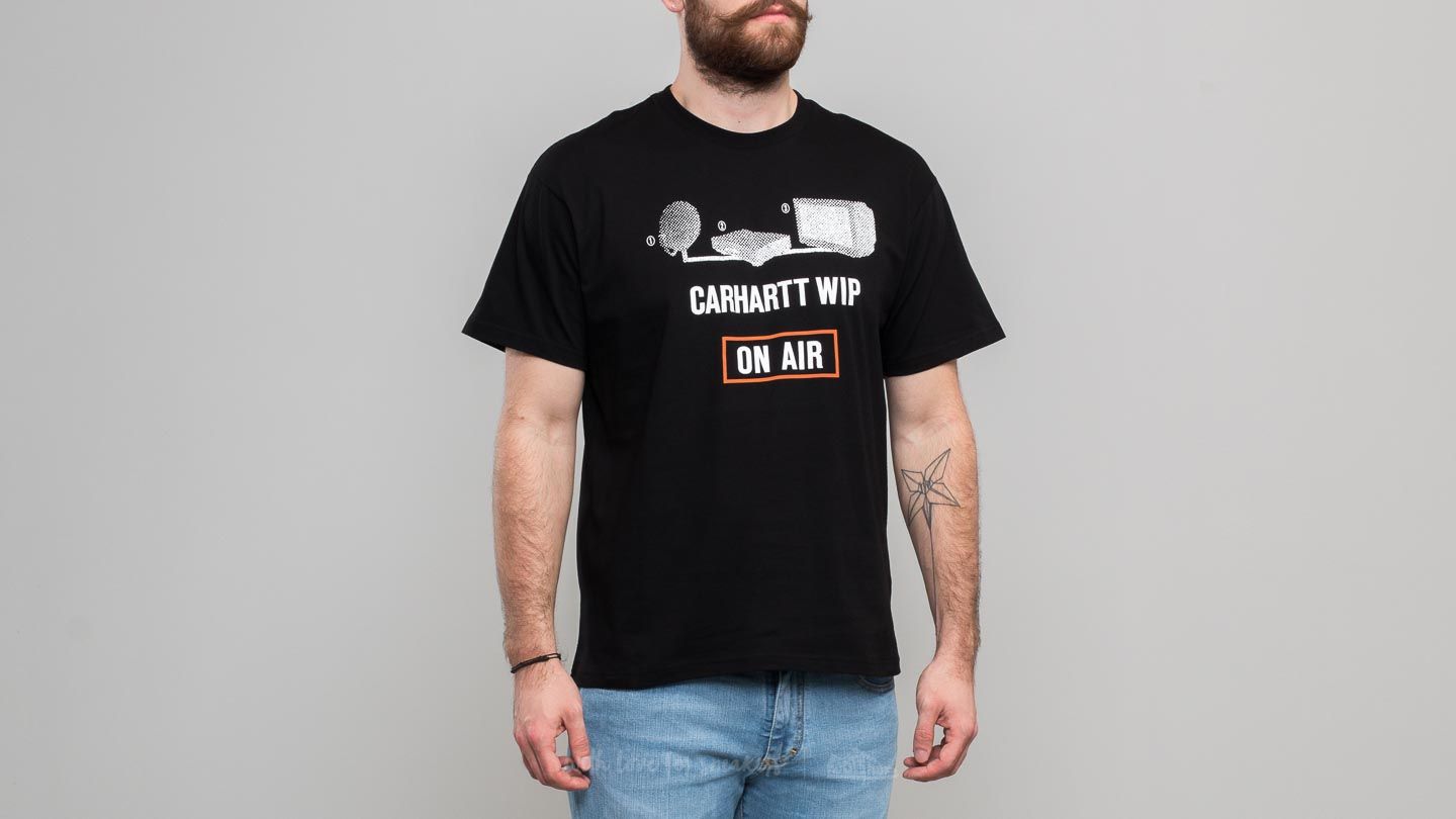T-Shirts Carhartt WIP Shortsleeve On Air T-Shirt Black