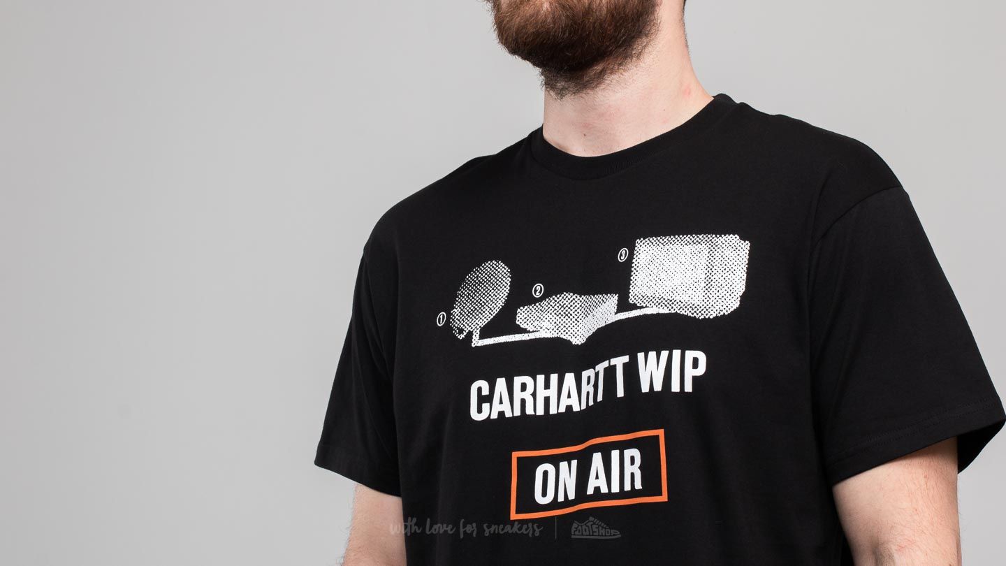 T-Shirts Carhartt WIP Shortsleeve On Air T-Shirt Black