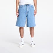 Vans Check-5 Baggy Denim Shorts Blue