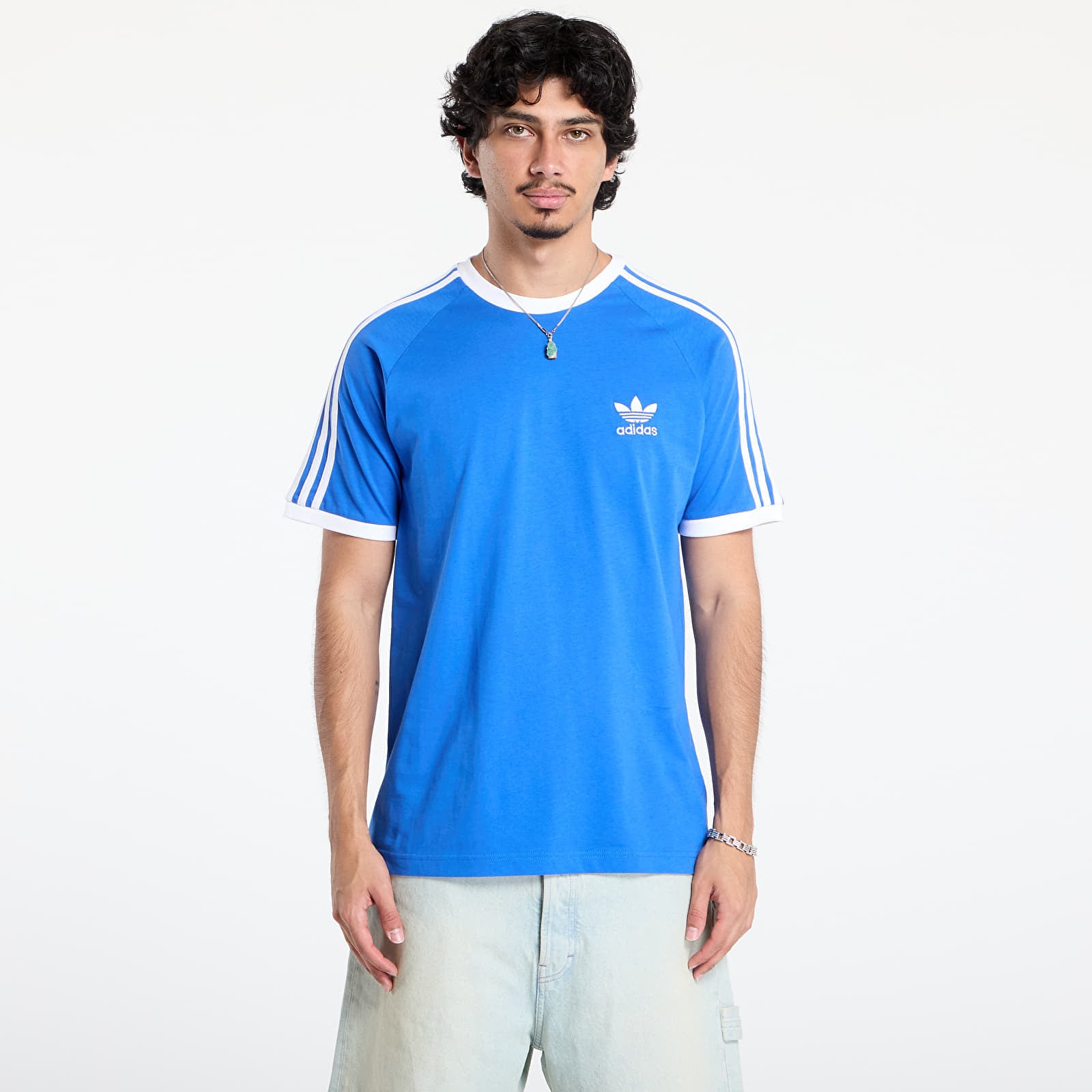 Tricou adidas 3-Stripes Tee UNISEX Blue XL
