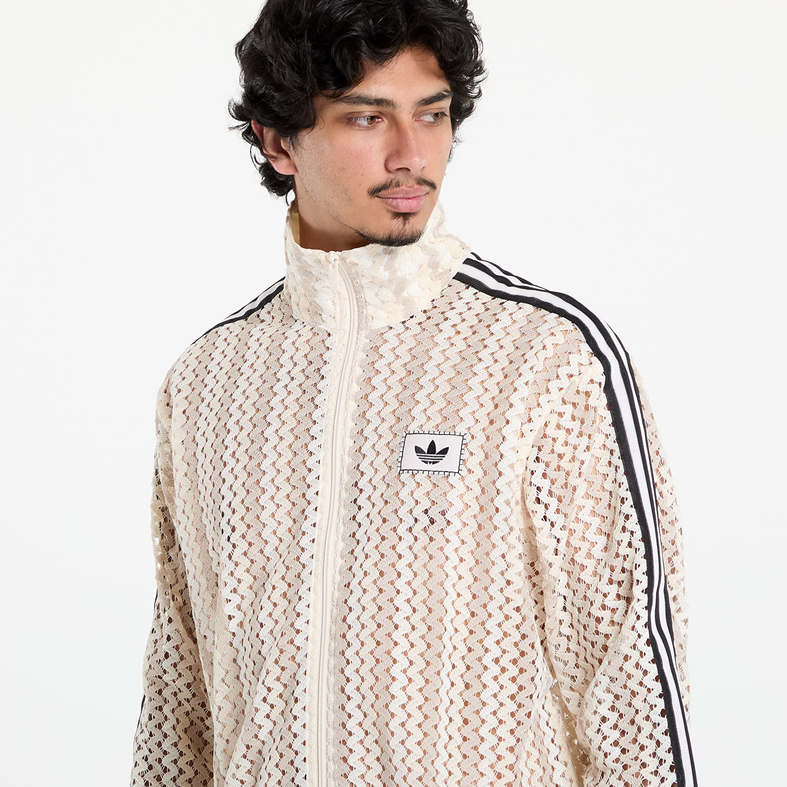 Hoodies and sweatshirts  adidas Originals Summer Glow Firebird Track Top UNISEX Wonder White