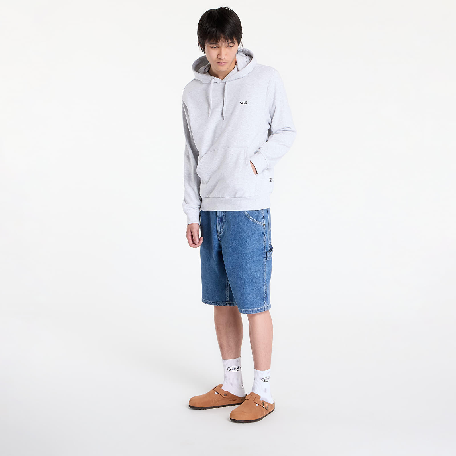 Hoodies and sweatshirts  Vans Left Chest Pull Over Hoodie Light Grey Heather