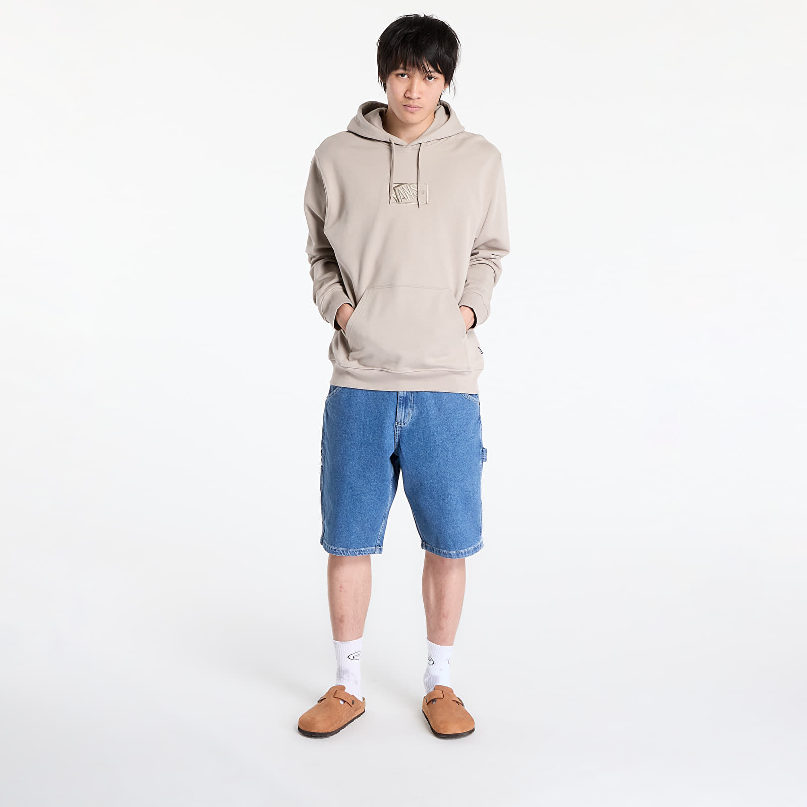 Men's hoodies Vans Blocked Box Pull Over Hoodie Mushroom