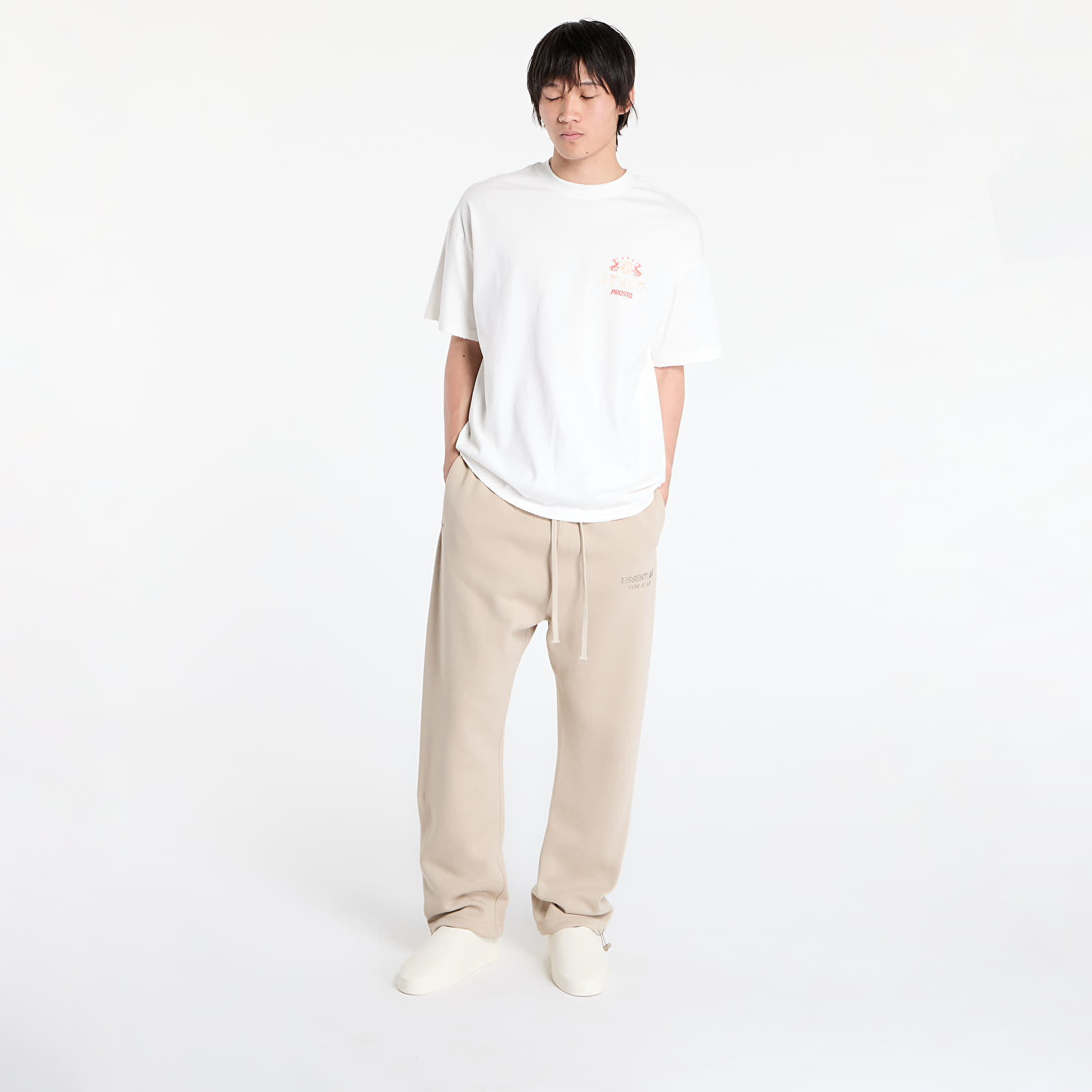 Jogger Pants Fear of God Essentials Relaxed Fleece Sweatpant Timber