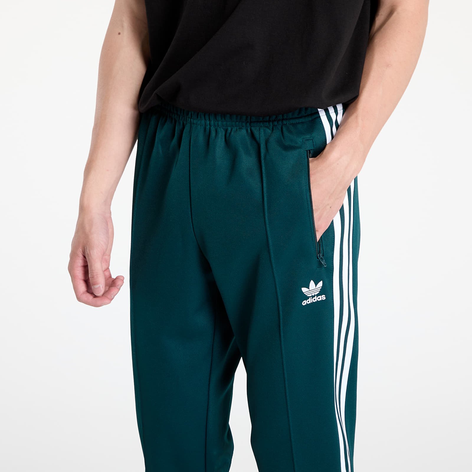 Hosen für Männer adidas Adicolor Classics Beckenbauer Track Pants Aurora Ivy/ White