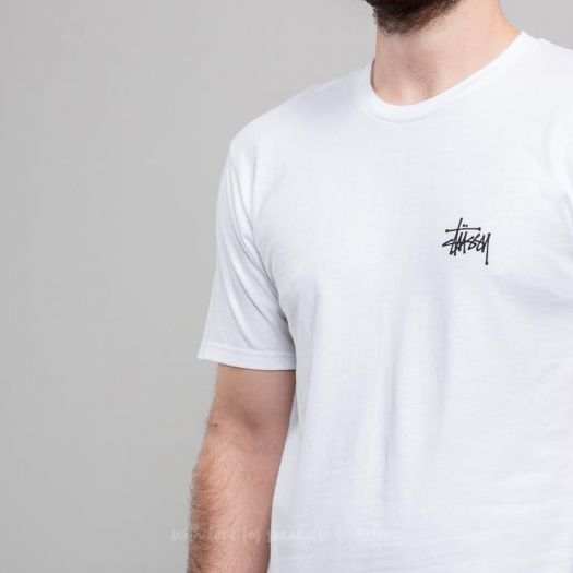 Tシャツ Short Sleeve White Stussy Top Graffiti Rib Short Sleeve T-Shirt