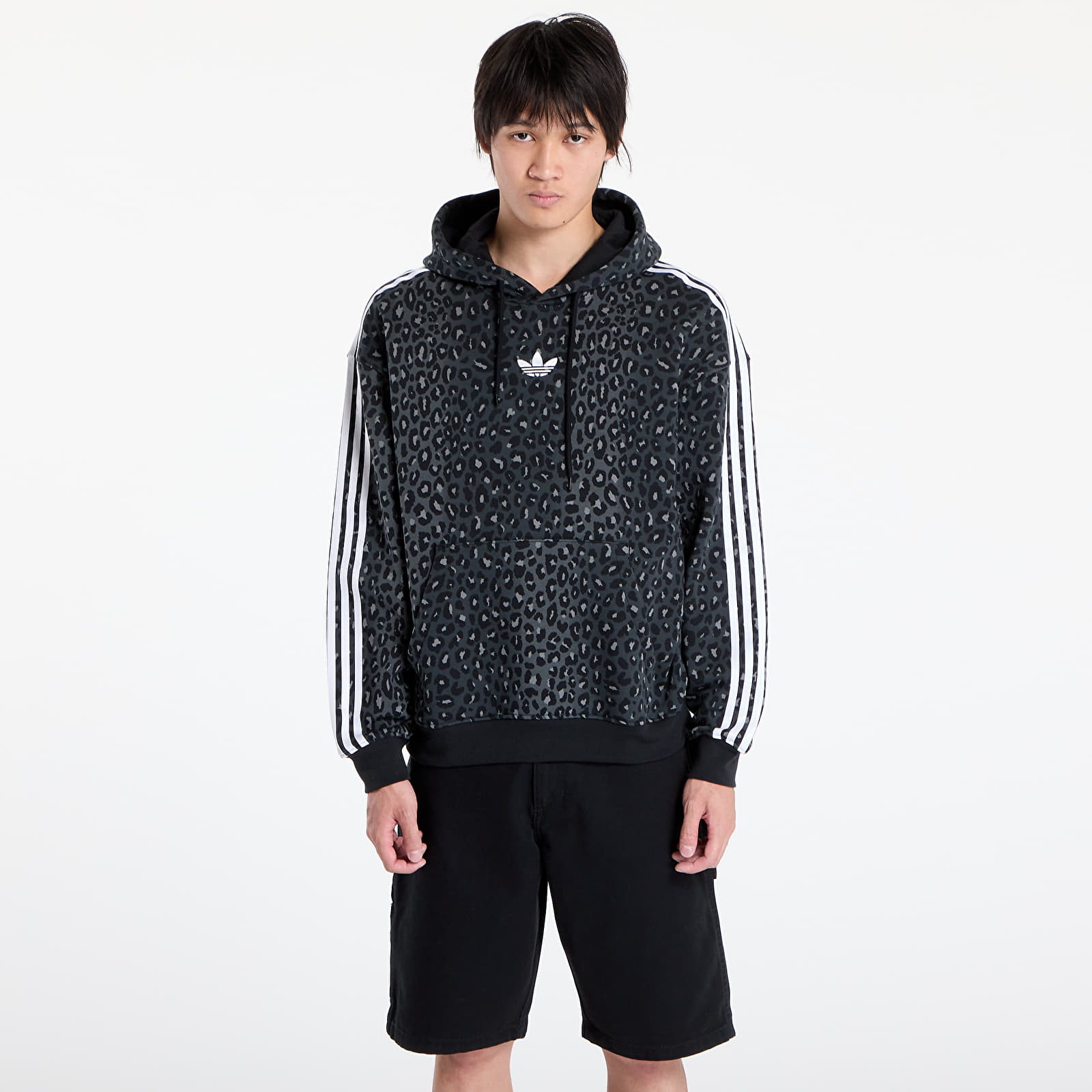 Hoodies and sweatshirts  adidas Graphic All Over Print Leo Hoodie Black