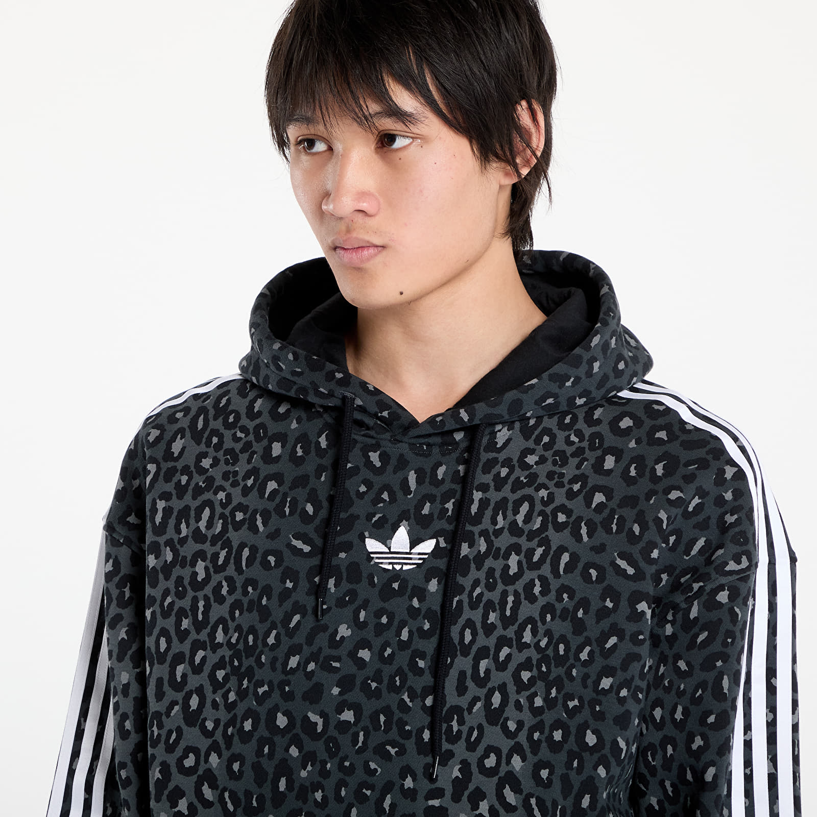 Hoodies and sweatshirts  adidas Graphic All Over Print Leo Hoodie Black