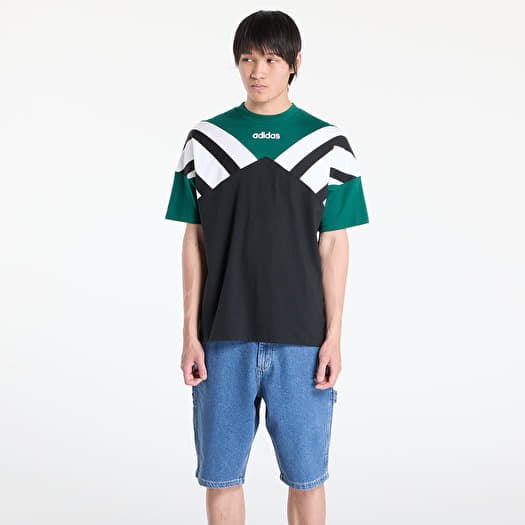 T-shirt adidas Archive Cutline T-Shirt Black/ Collegiate Green