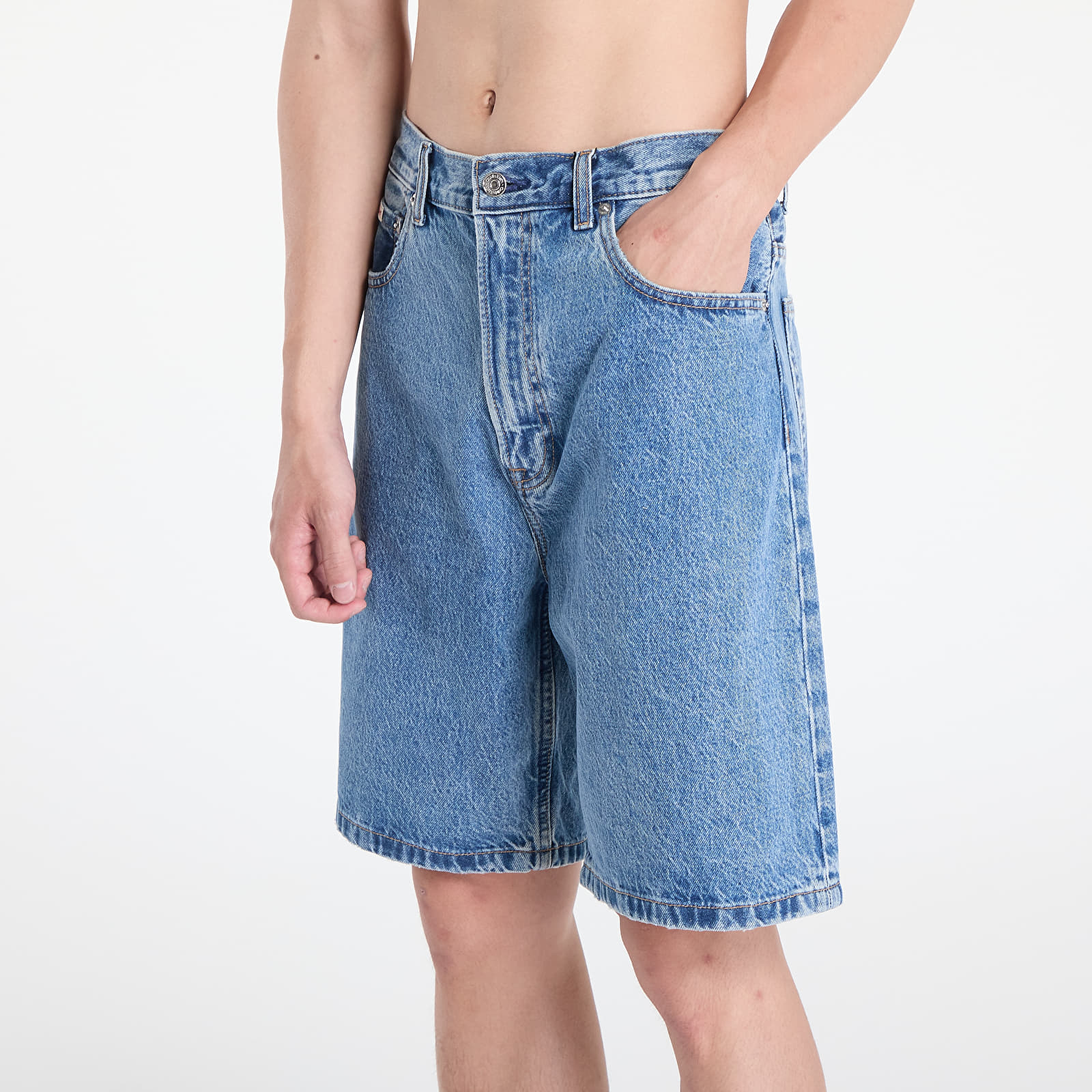 Kurzhosen Calvin Klein Jeans 90S Mid Blue Stone Shorts Blue