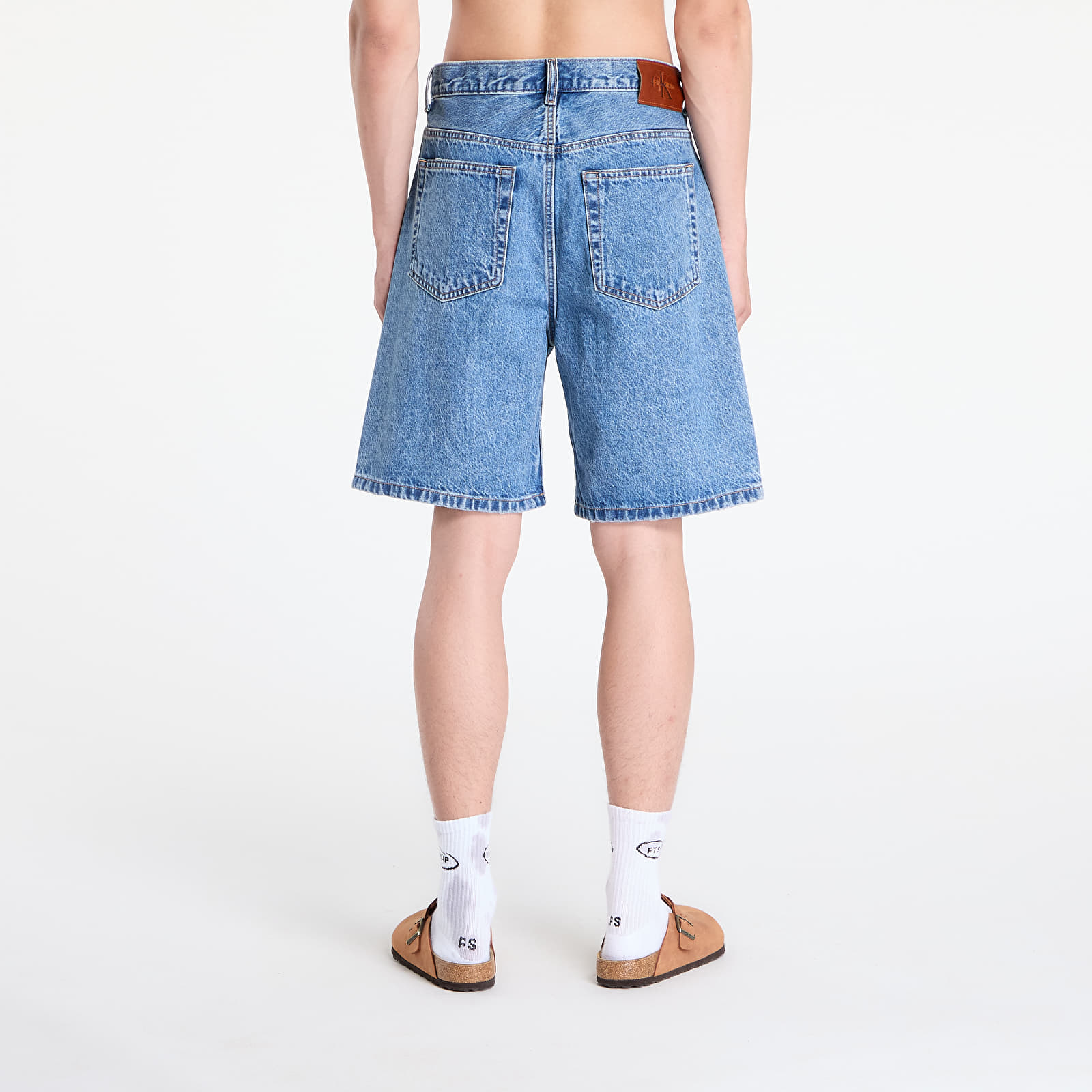 Kurzhosen Calvin Klein Jeans 90S Mid Blue Stone Shorts Blue