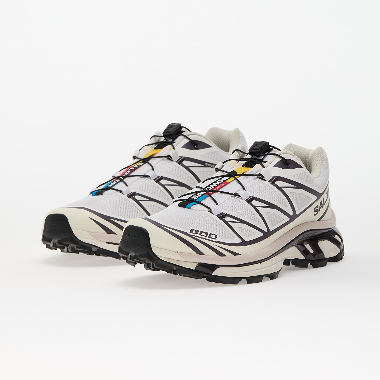 Men's shoes Salomon XT-6 White/ Vanilla Ice/ Plum Perfect