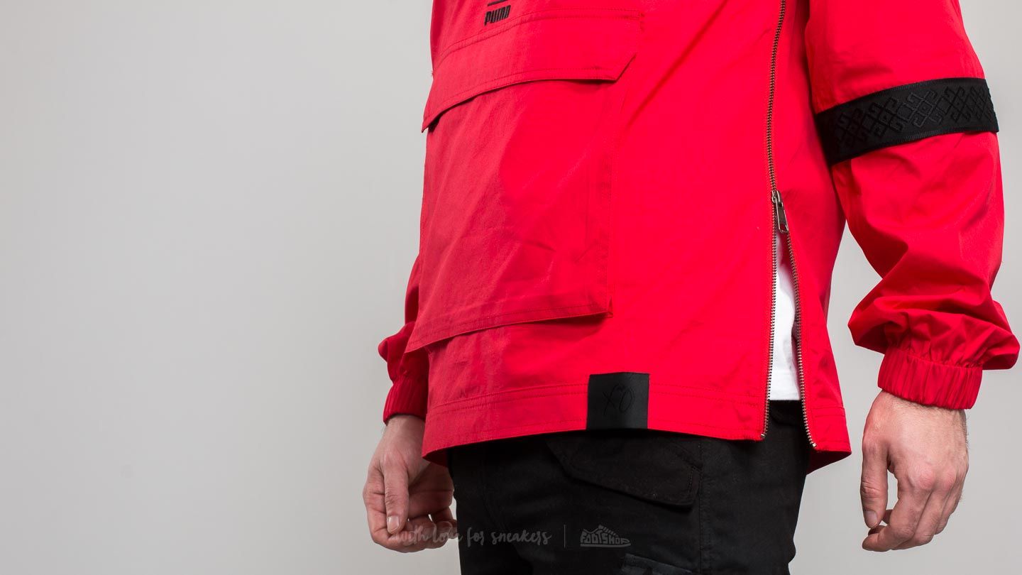 Jackets Puma x XO Half Zip Jumper Ribbon Red Footshop