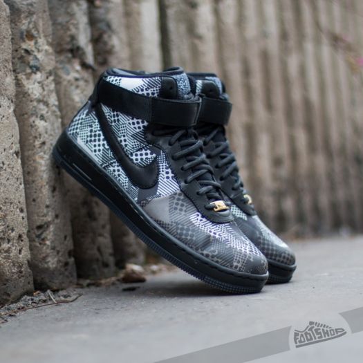 Zapatillas mujer Nike W Air Force 1 Ultra Force BHM QS Black Black White Footshop