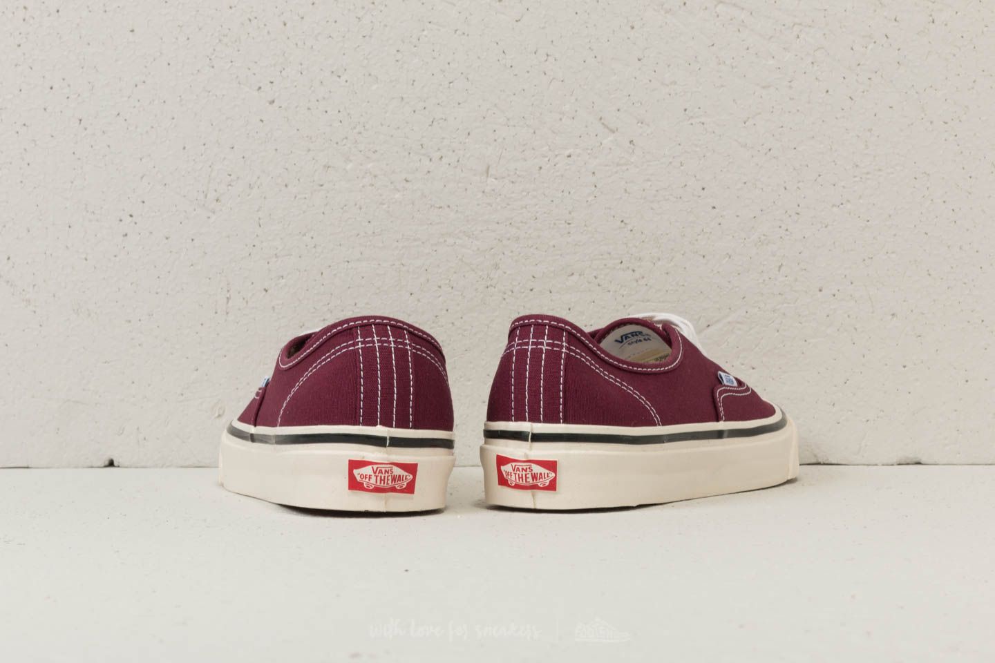 Vans authentic anaheim top burgundy