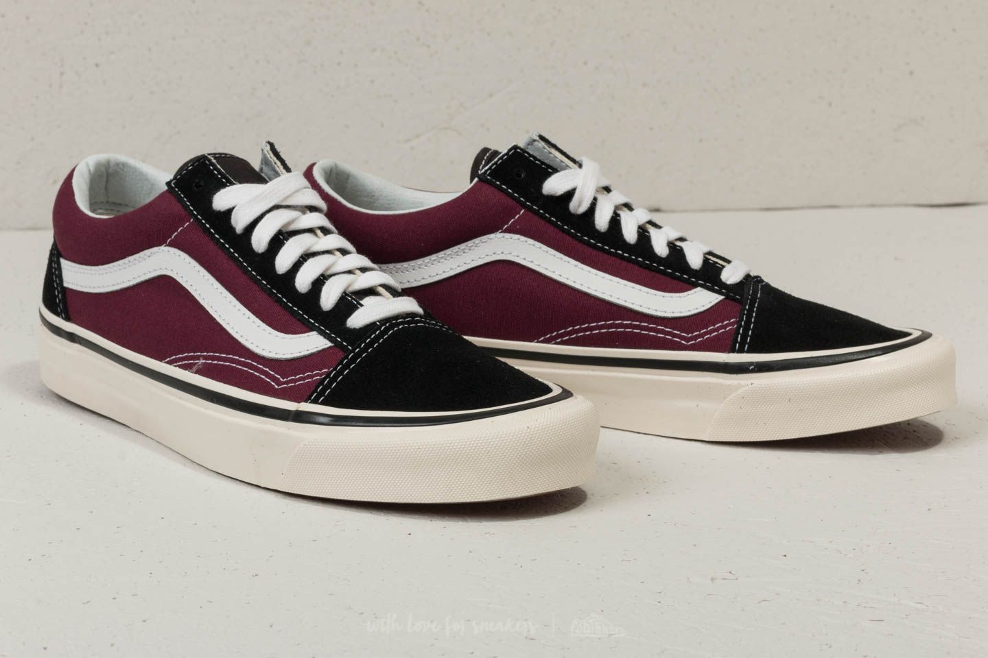Vans old clearance skool anaheim burgundy