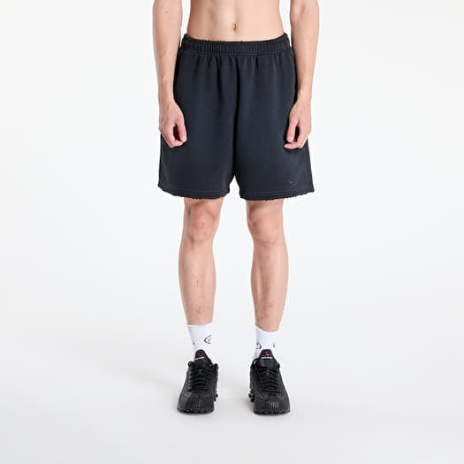 Shorts Nike Solo Swoosh Men's French Terry Shorts Black/ Black