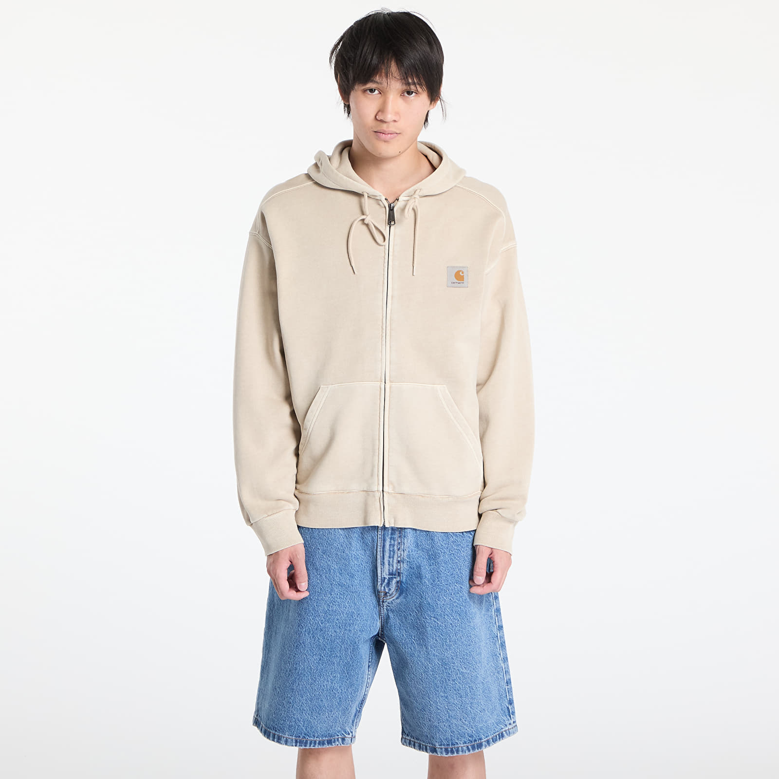 Men's jackets Carhartt WIP Hooded Nelson Jacket UNISEX Fleur De Sel