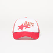 A BATHING APE Bape Sta Mesh Cap Red