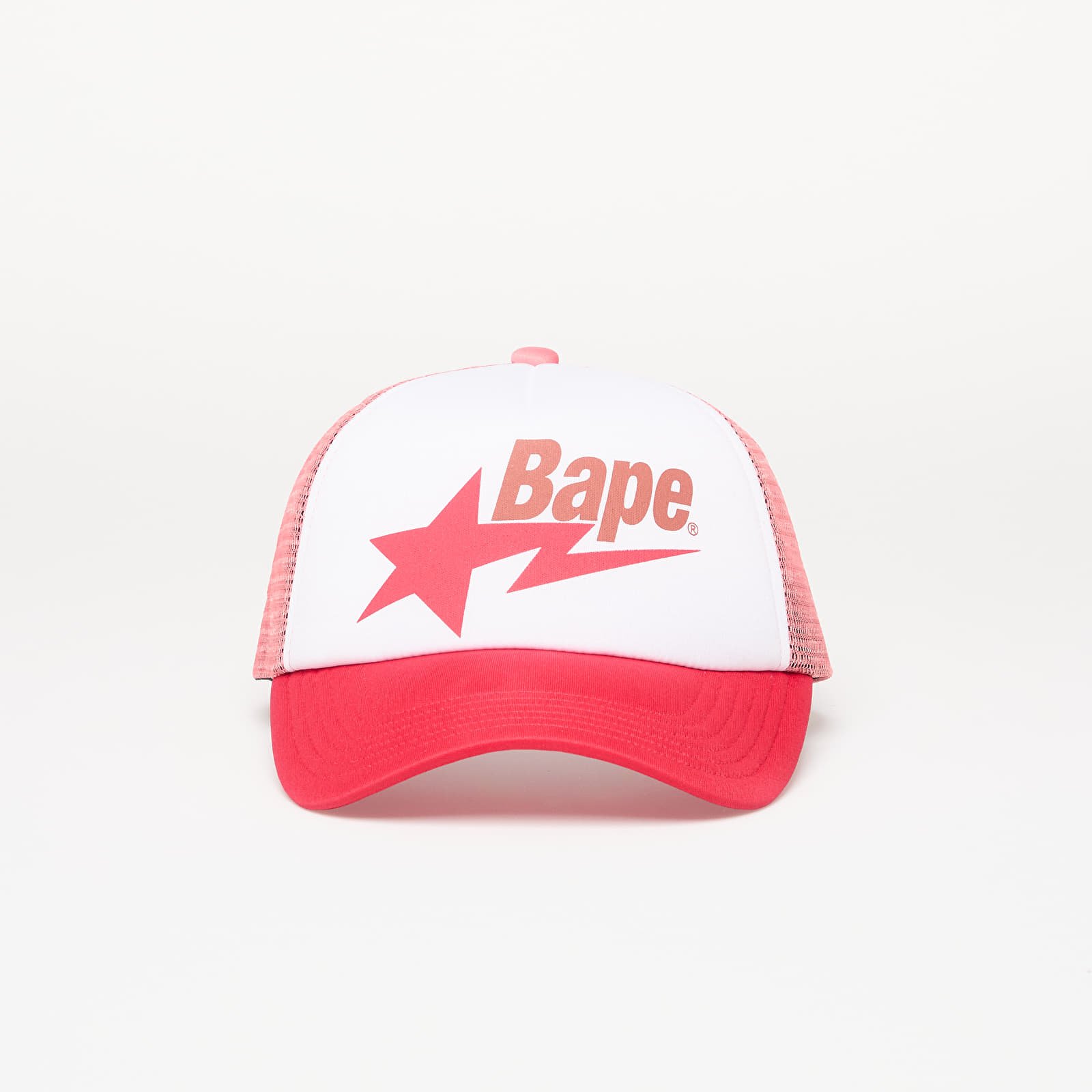 Czapki z daszkiem A BATHING APE Bape Sta Mesh Cap Red