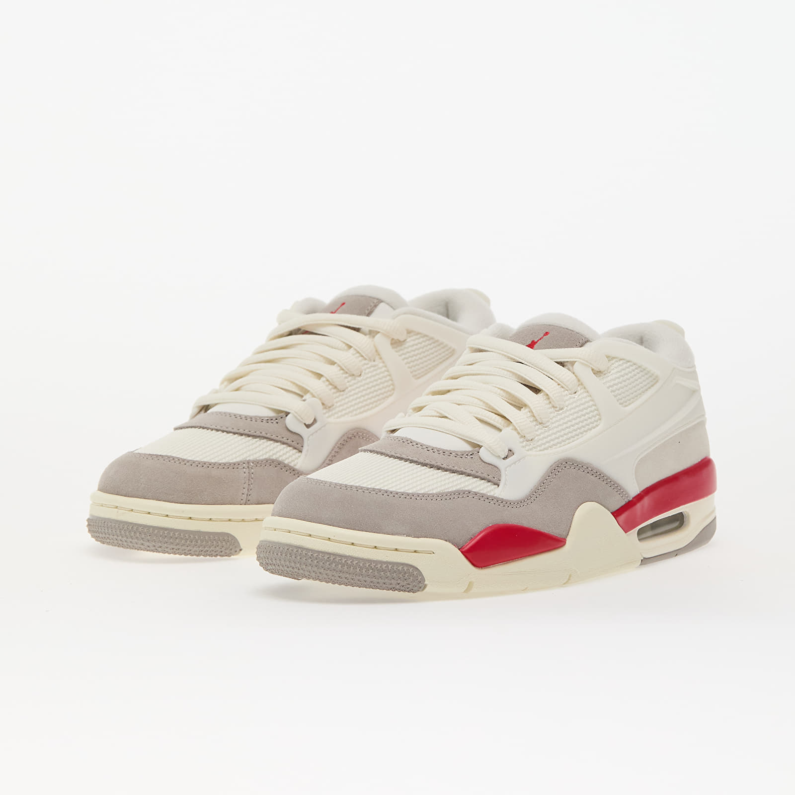 Buty męskie Air Jordan 4 Rm Sail/ Fire Red-College Grey-Coconut Milk
