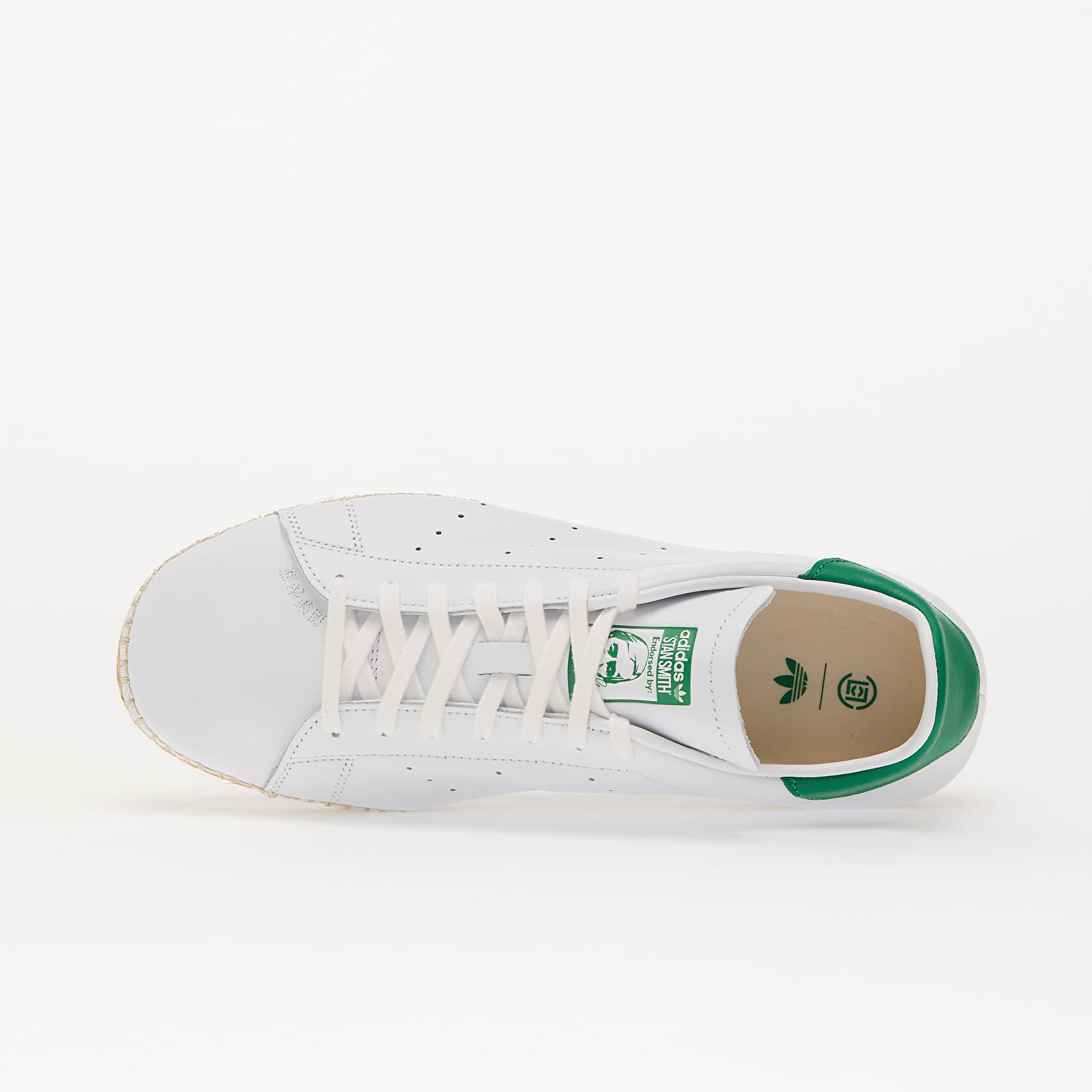 Scarpe uomo adidas x Clot Stan Smith by Edison Chen Ftwr White/ Green/ Collegiate Green