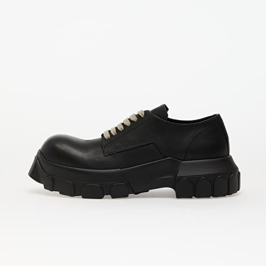 Rick Owens Laceup Bozo Tractor Black/ Black