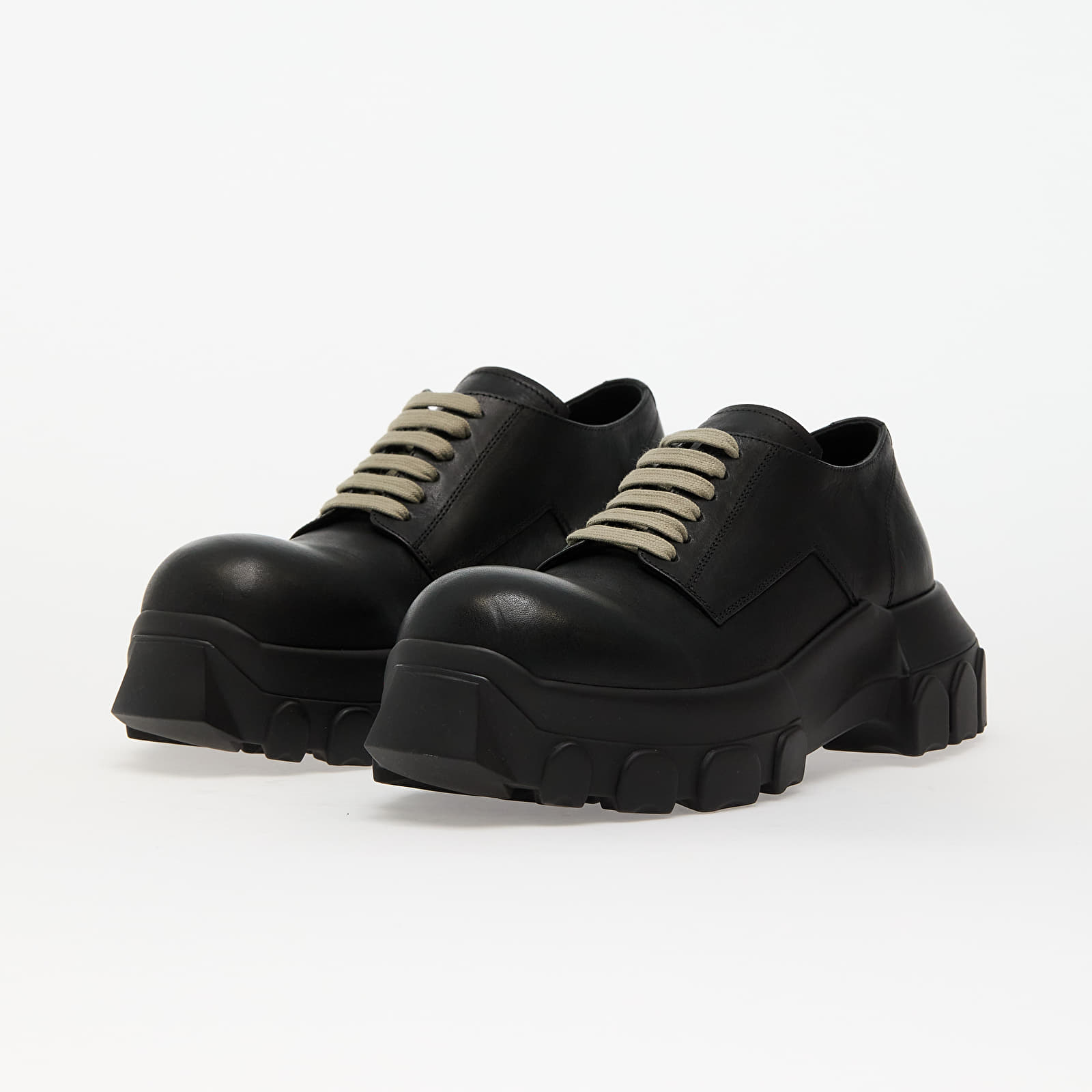 Cipők Rick Owens Laceup Bozo Tractor Black/ Black