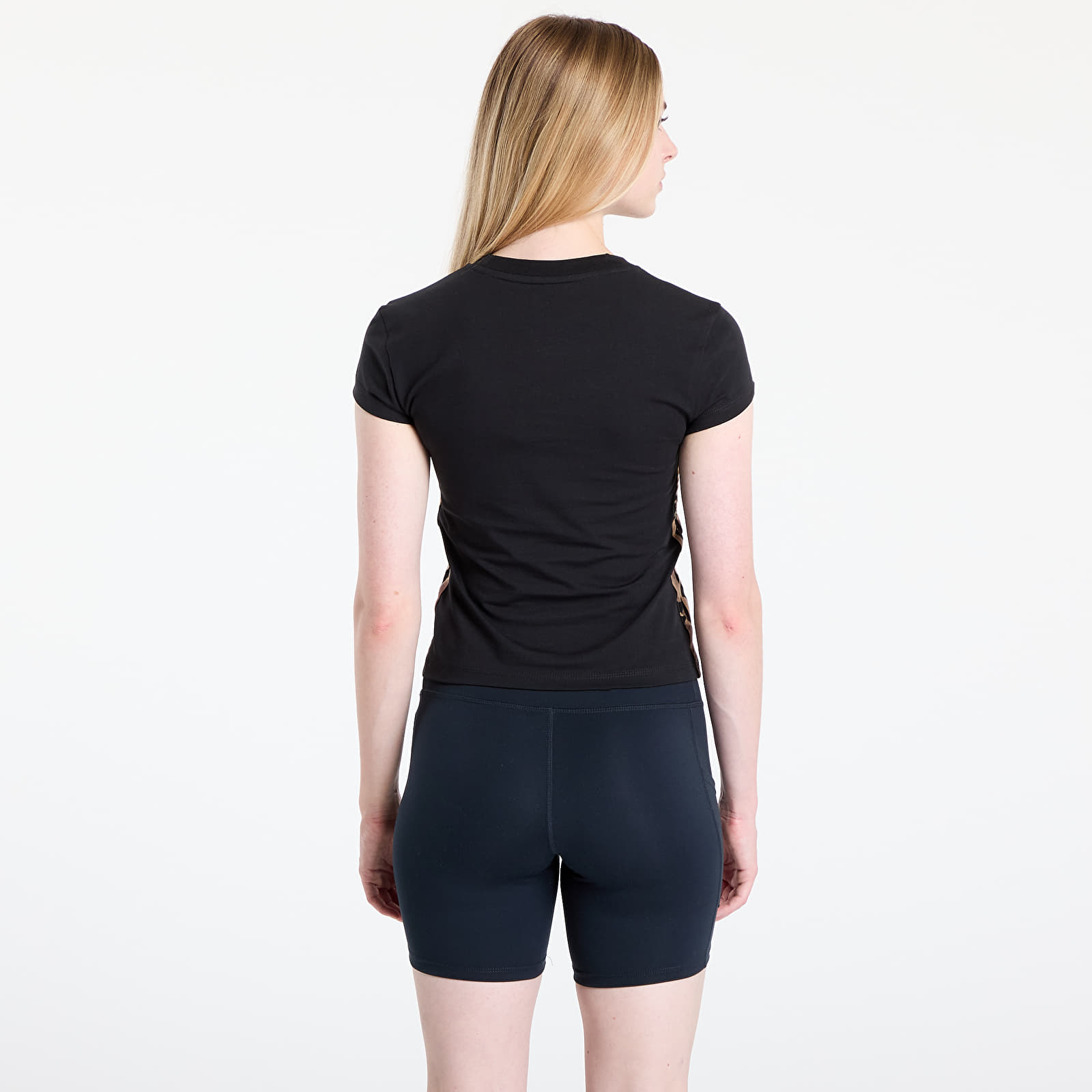 Magliette da donna adidas W Aop Tee Black/ Multicolor/ Warm Sand