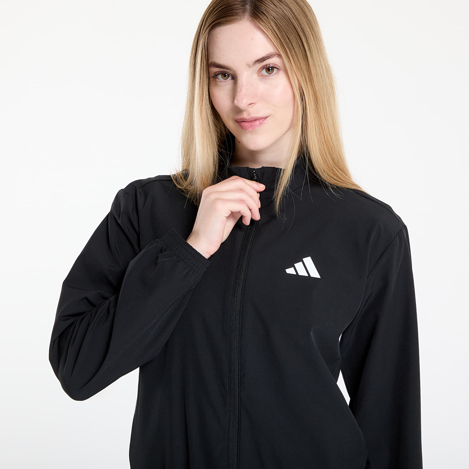 Giacche da donna adidas We 3S Woven Jacket Black/ White