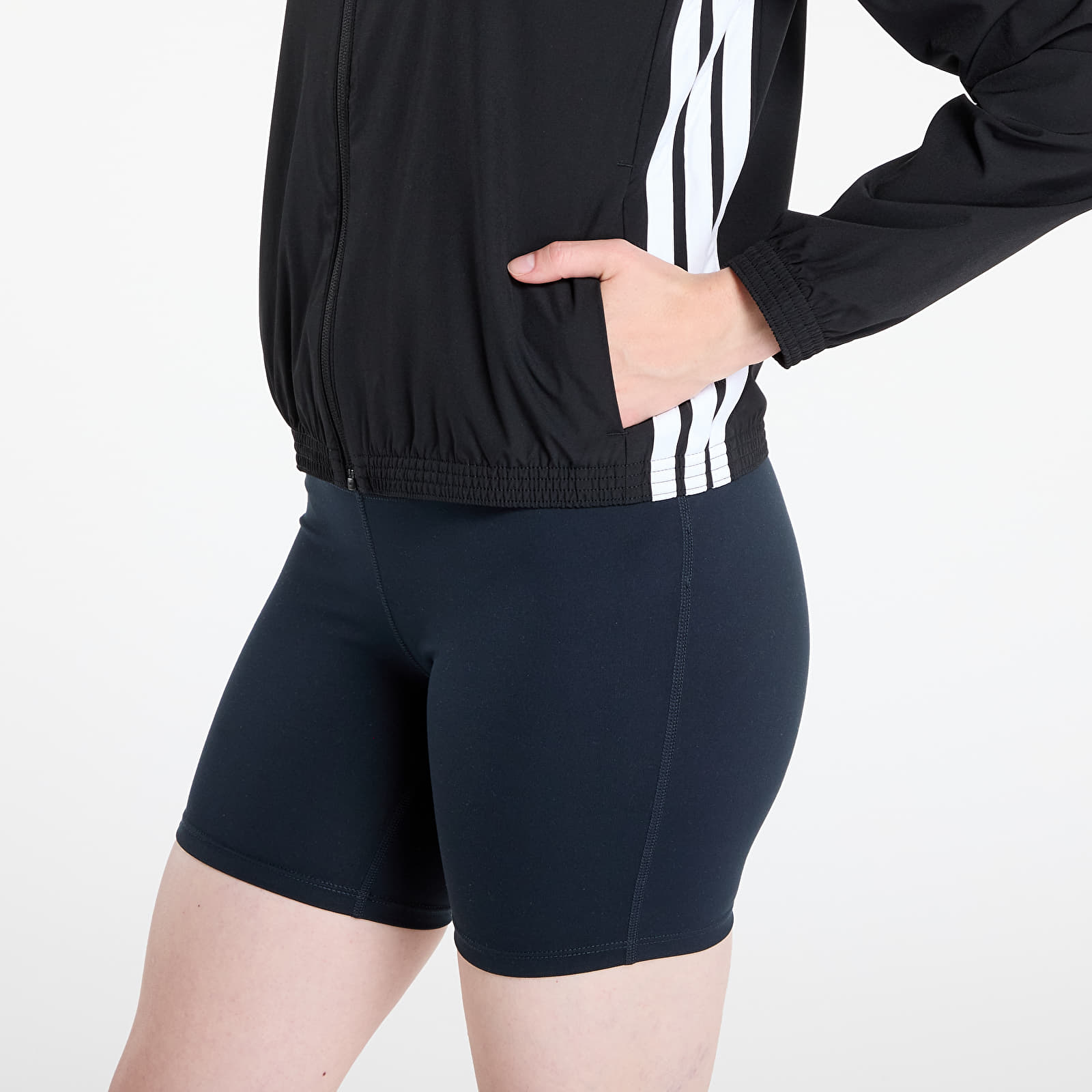 Giacche da donna adidas We 3S Woven Jacket Black/ White