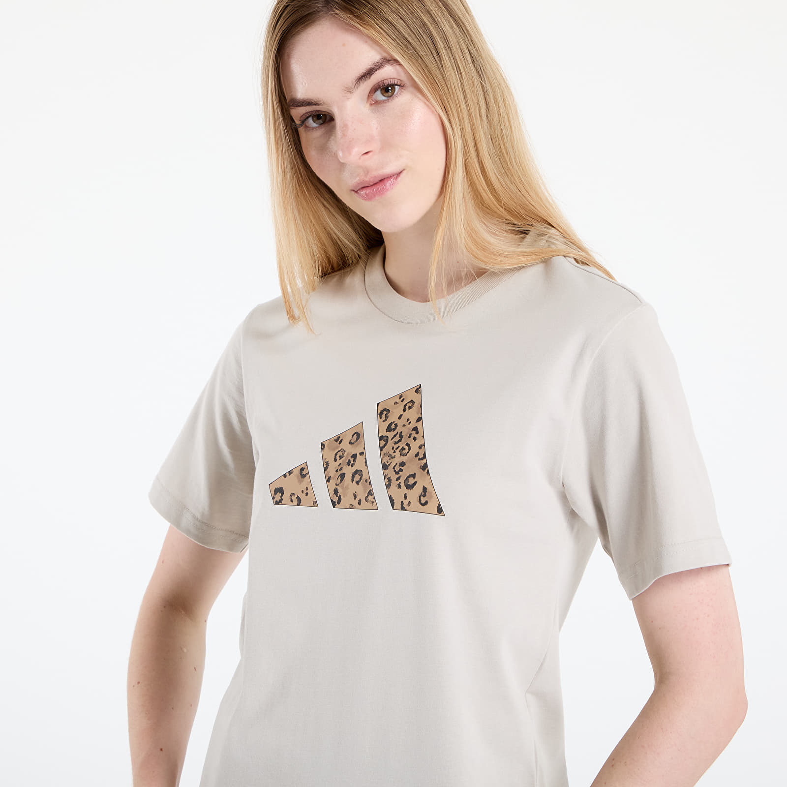 T-shirts til kvinder adidas W Animal T Wonder Aluminium