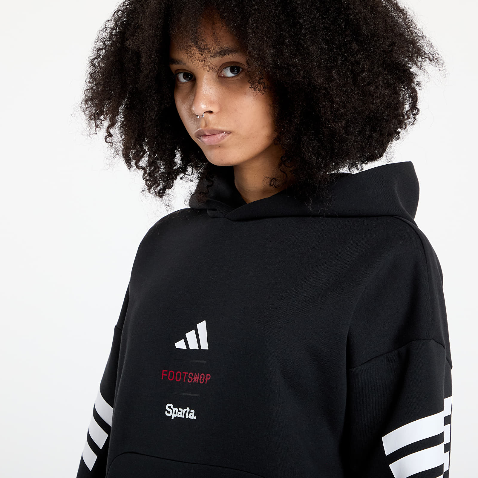 Hoodies and sweatshirts  adidas x Footshop x Sparta Hoodie UNISEX Black