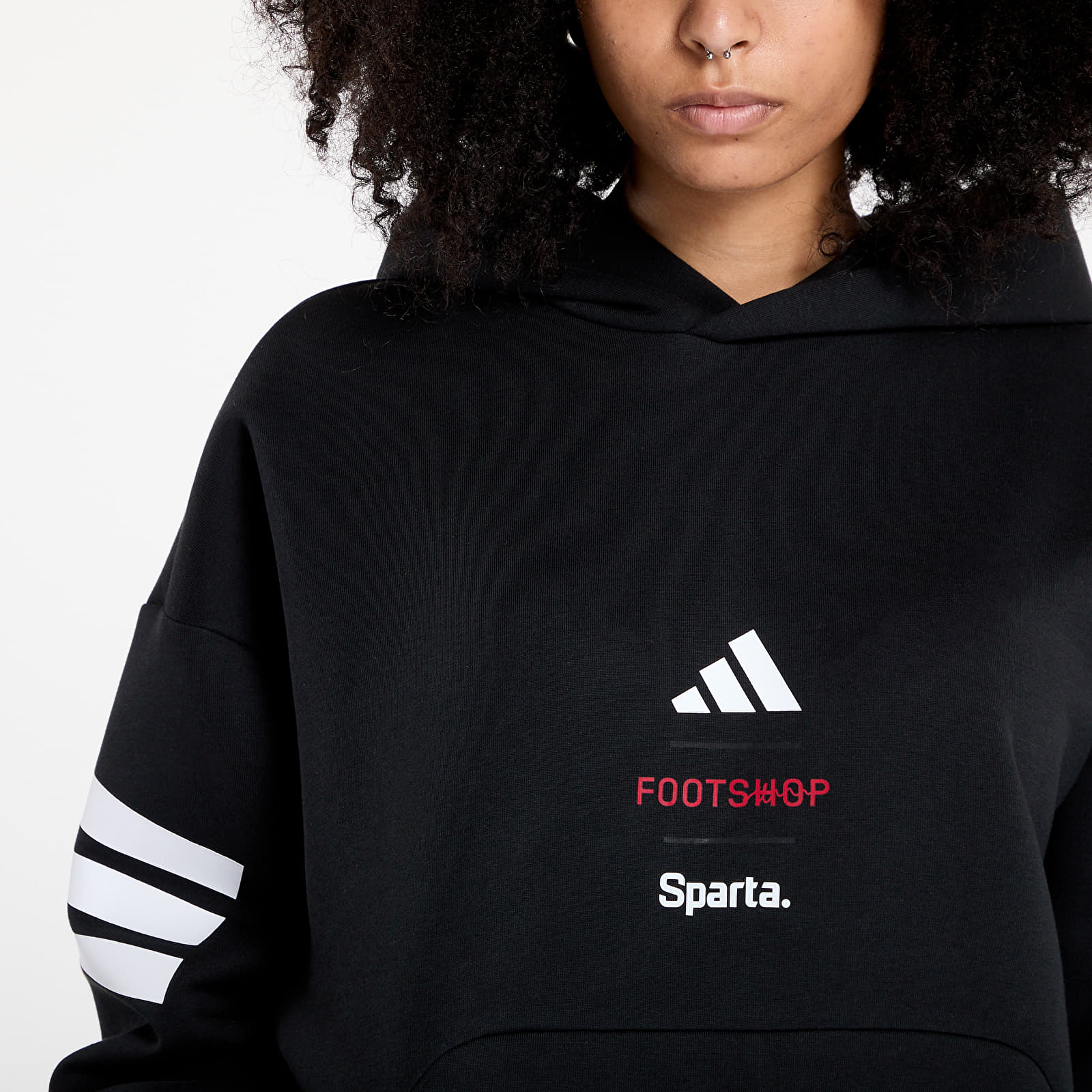 Hoodies and sweatshirts  adidas x Footshop x Sparta Hoodie UNISEX Black