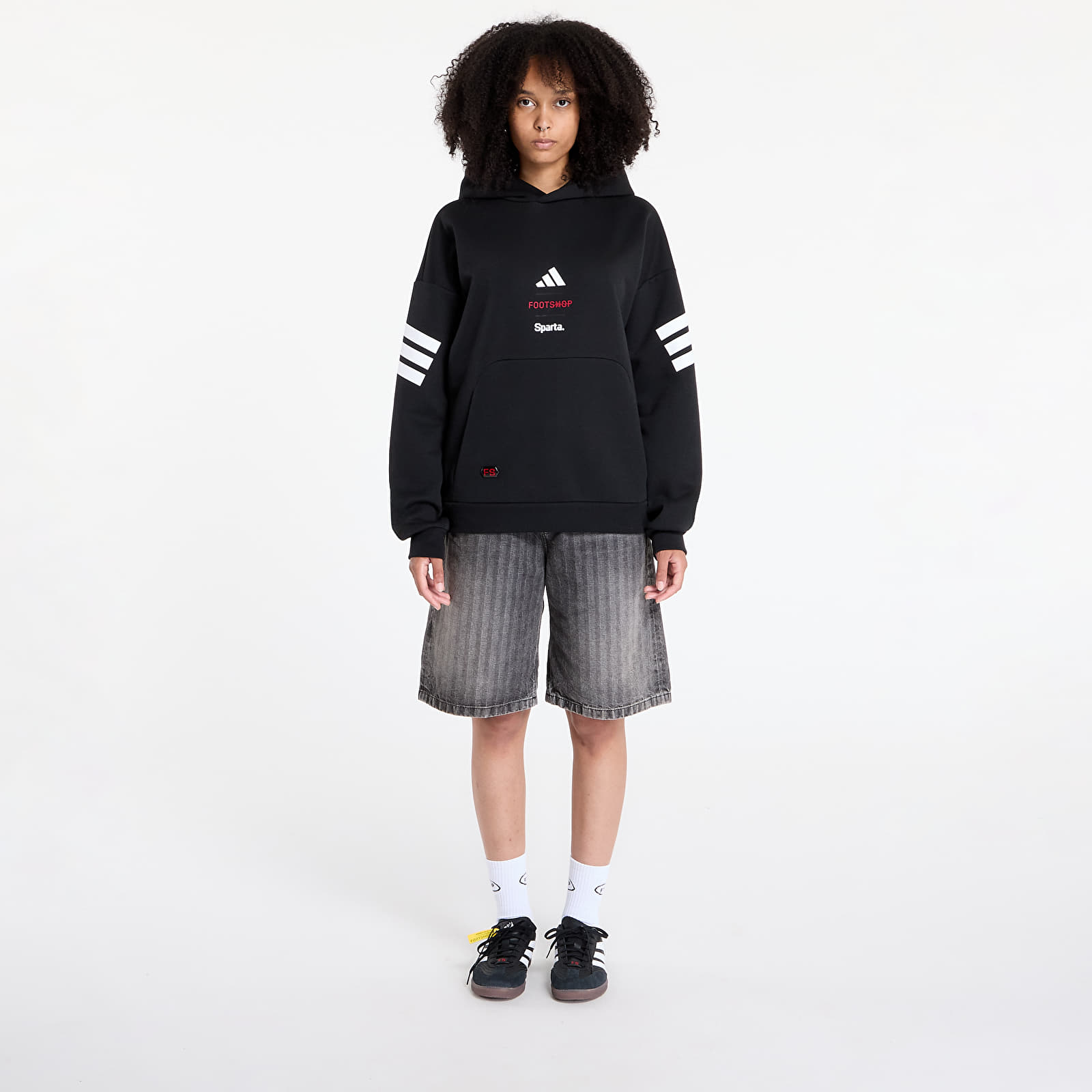 Hoodies and sweatshirts  adidas x Footshop x Sparta Hoodie UNISEX Black