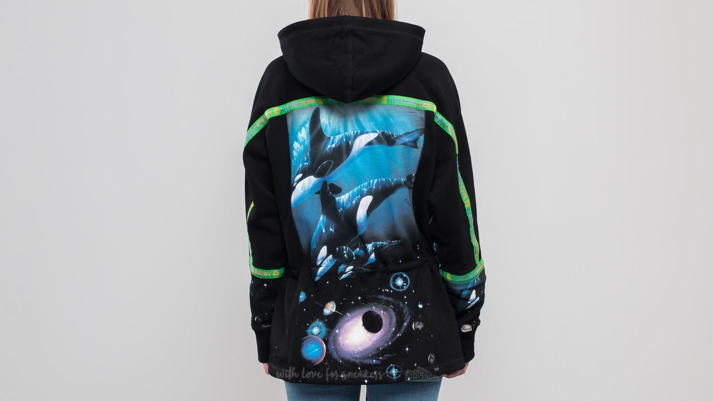 Hoodies and sweatshirts  Opening Ceremony Christian Riese Lassen Oversized Hoodie Black/ Multicolor