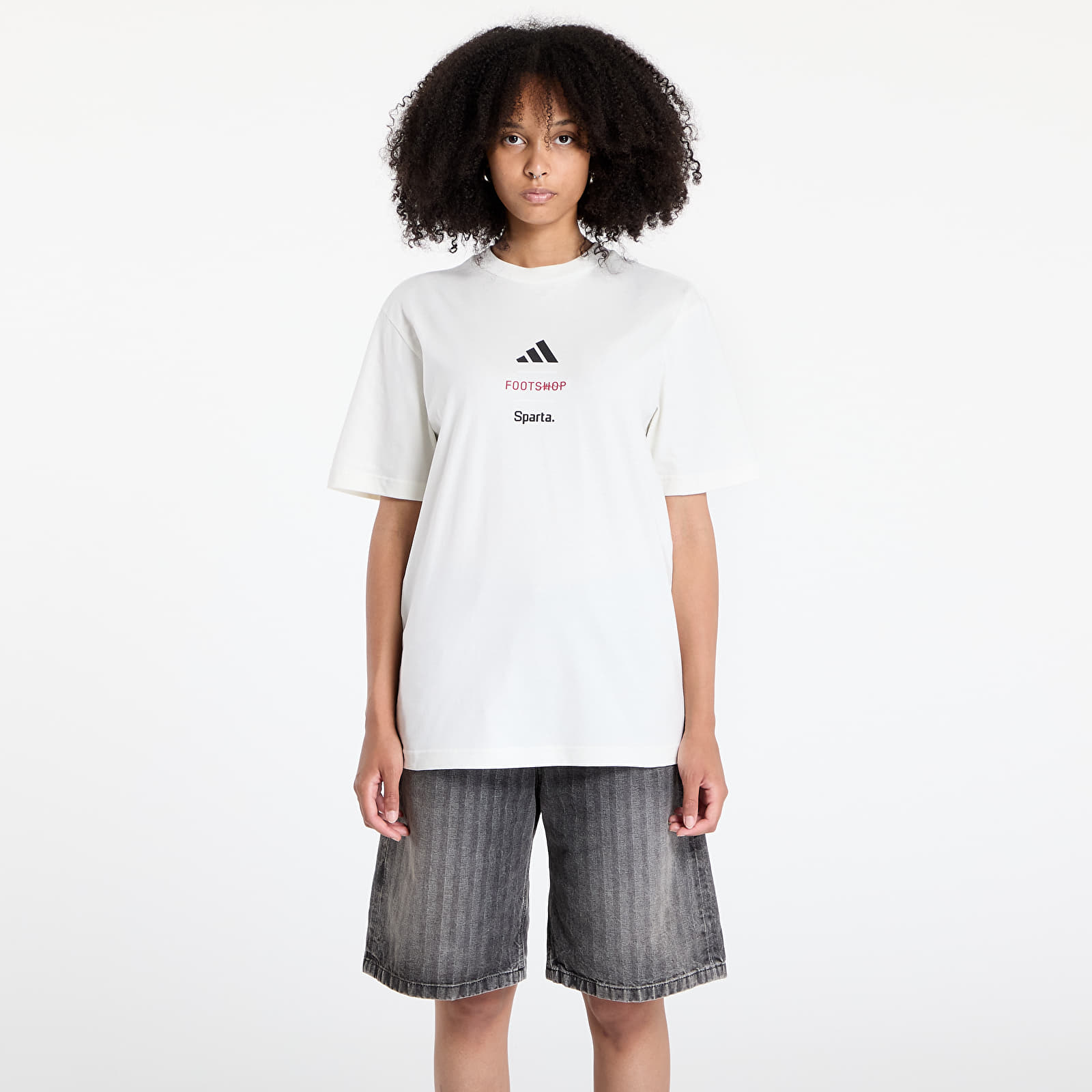 T-shirts adidas x Footshop x Sparta T-Shirt Logotype UNISEX White