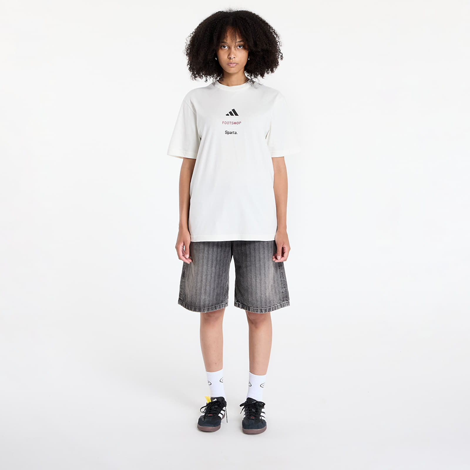 T-shirts adidas x Footshop x Sparta T-Shirt Logotype UNISEX White