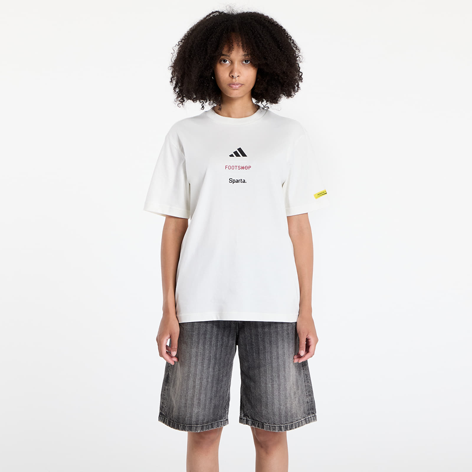 T-shirts adidas x Footshop x Sparta T-Shirt Crest UNISEX White