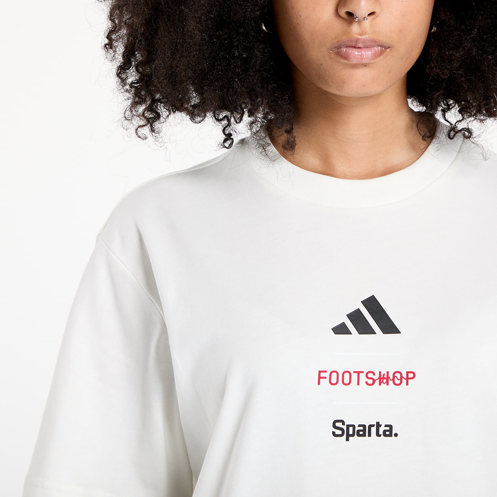 T-shirts adidas x Footshop x Sparta T-Shirt Crest UNISEX White